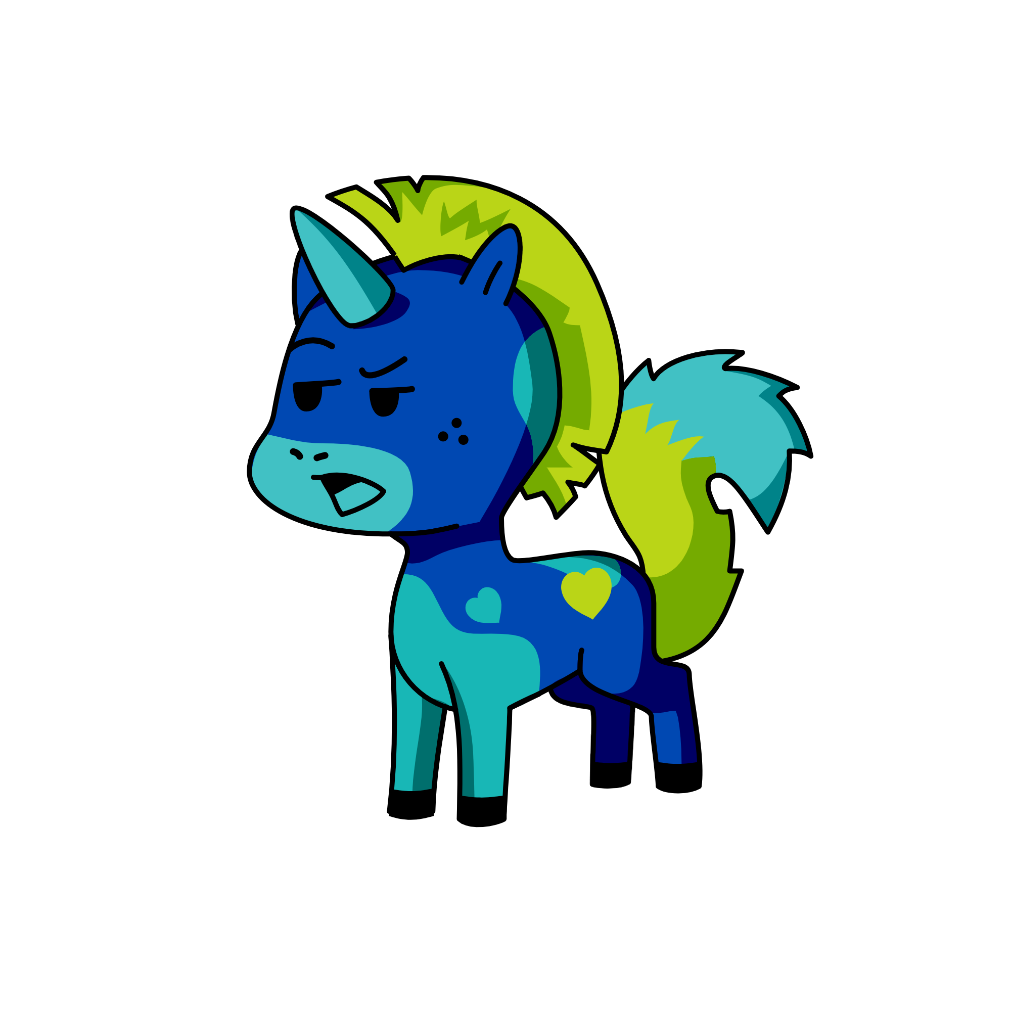Buloins, the unicorn