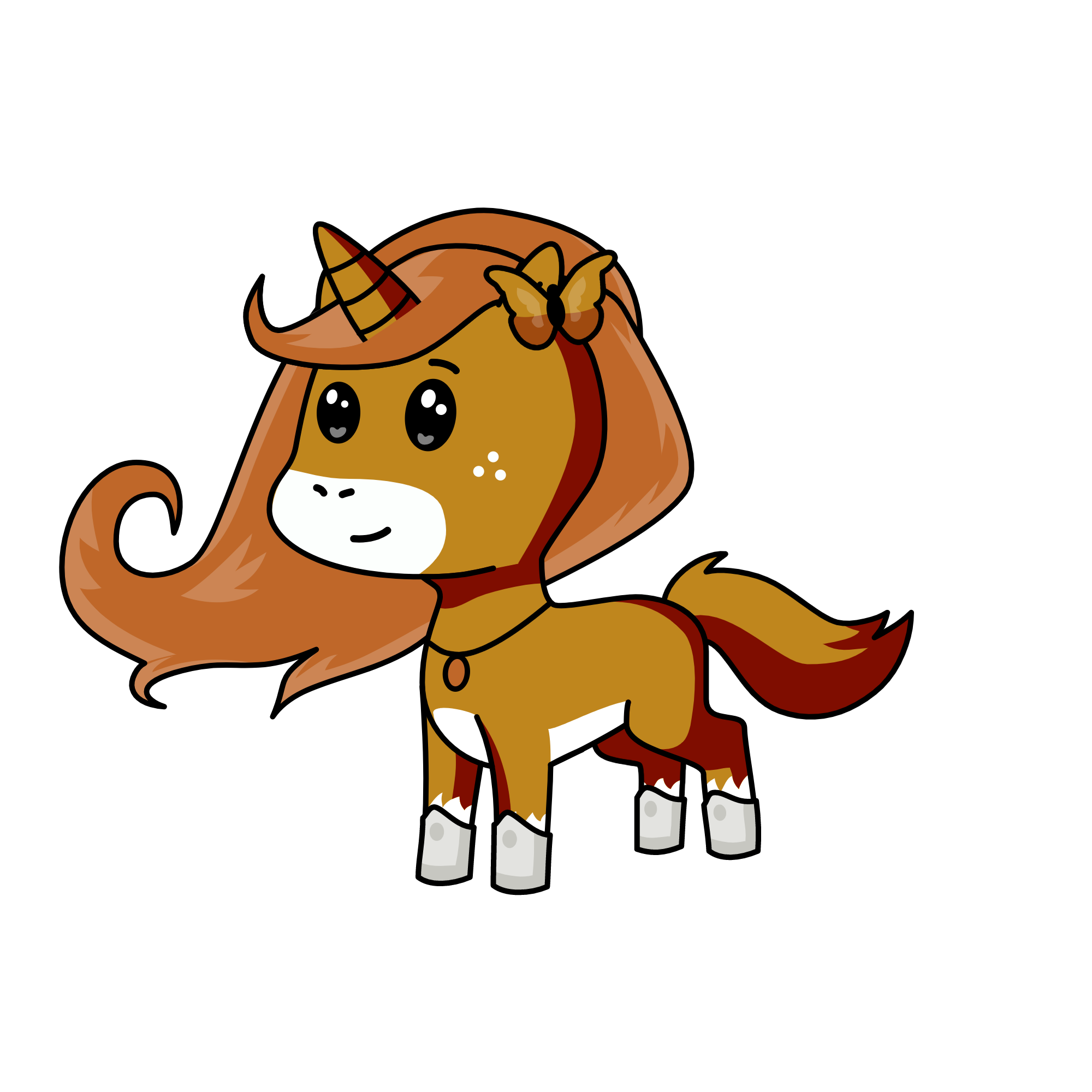 Fauncy, the unicorn