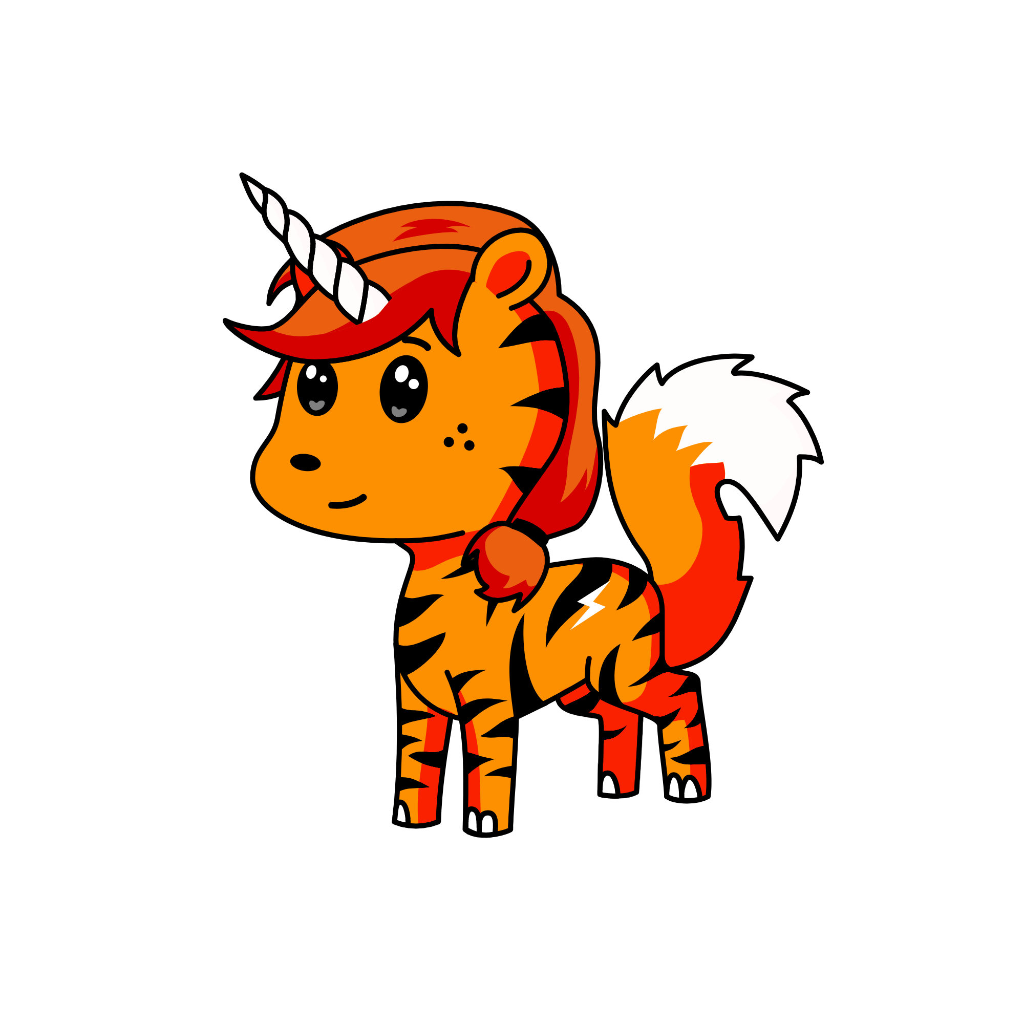 Tigercorn, the unicorn