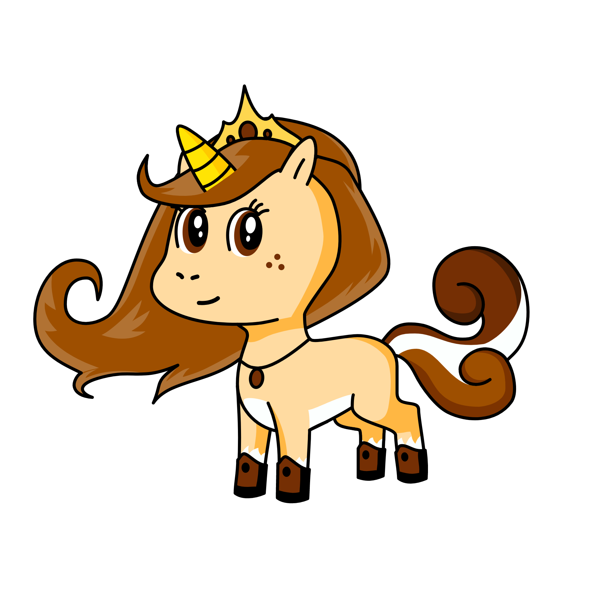 princess choco icecream, the unicorn