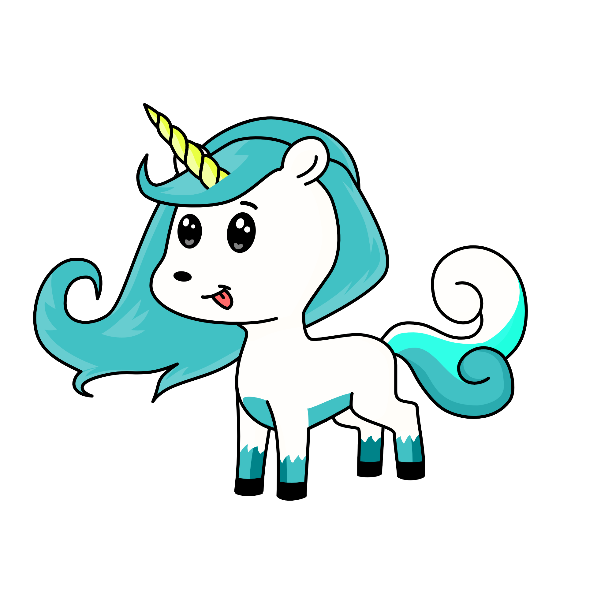Snow, the unicorn