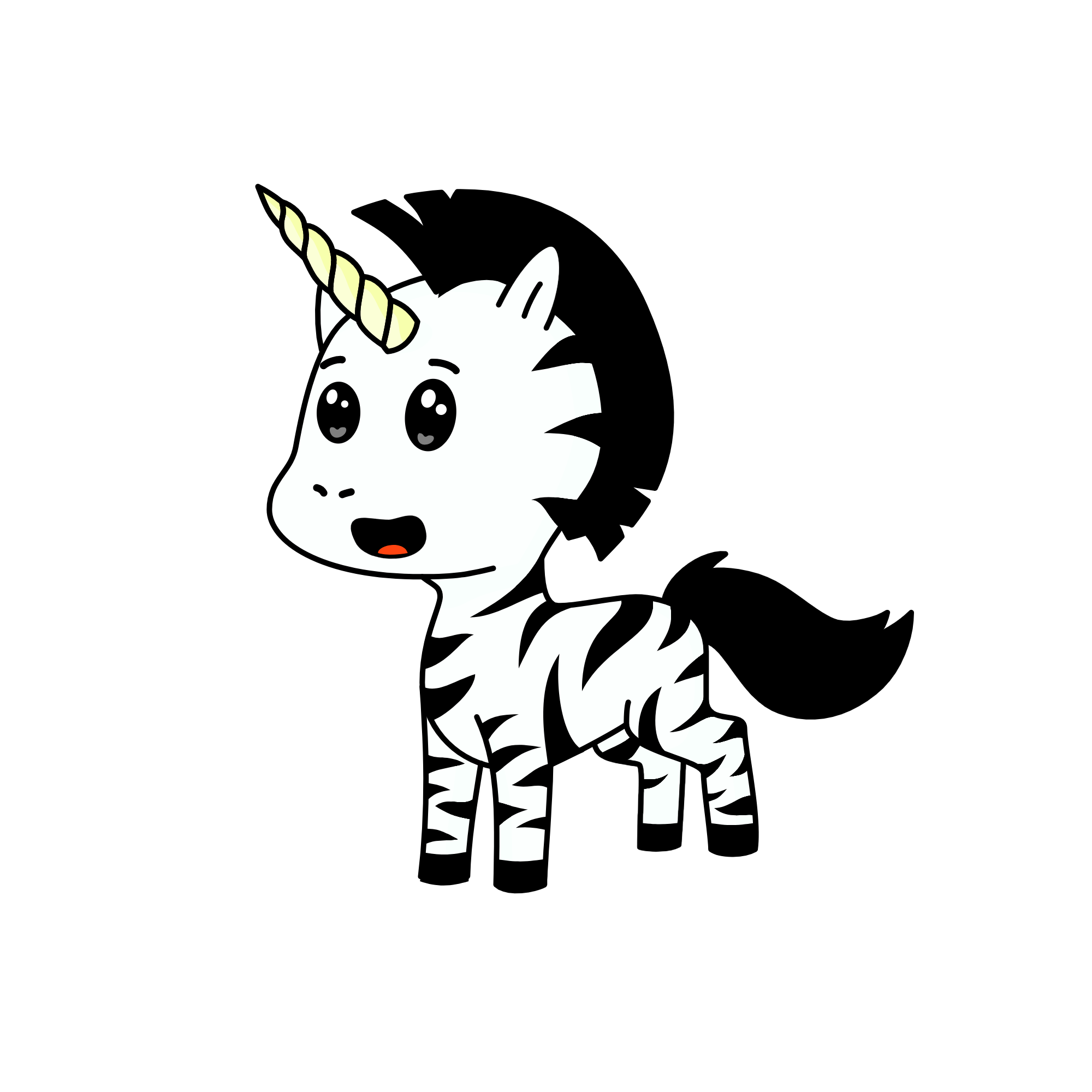 Zebra, the unicorn