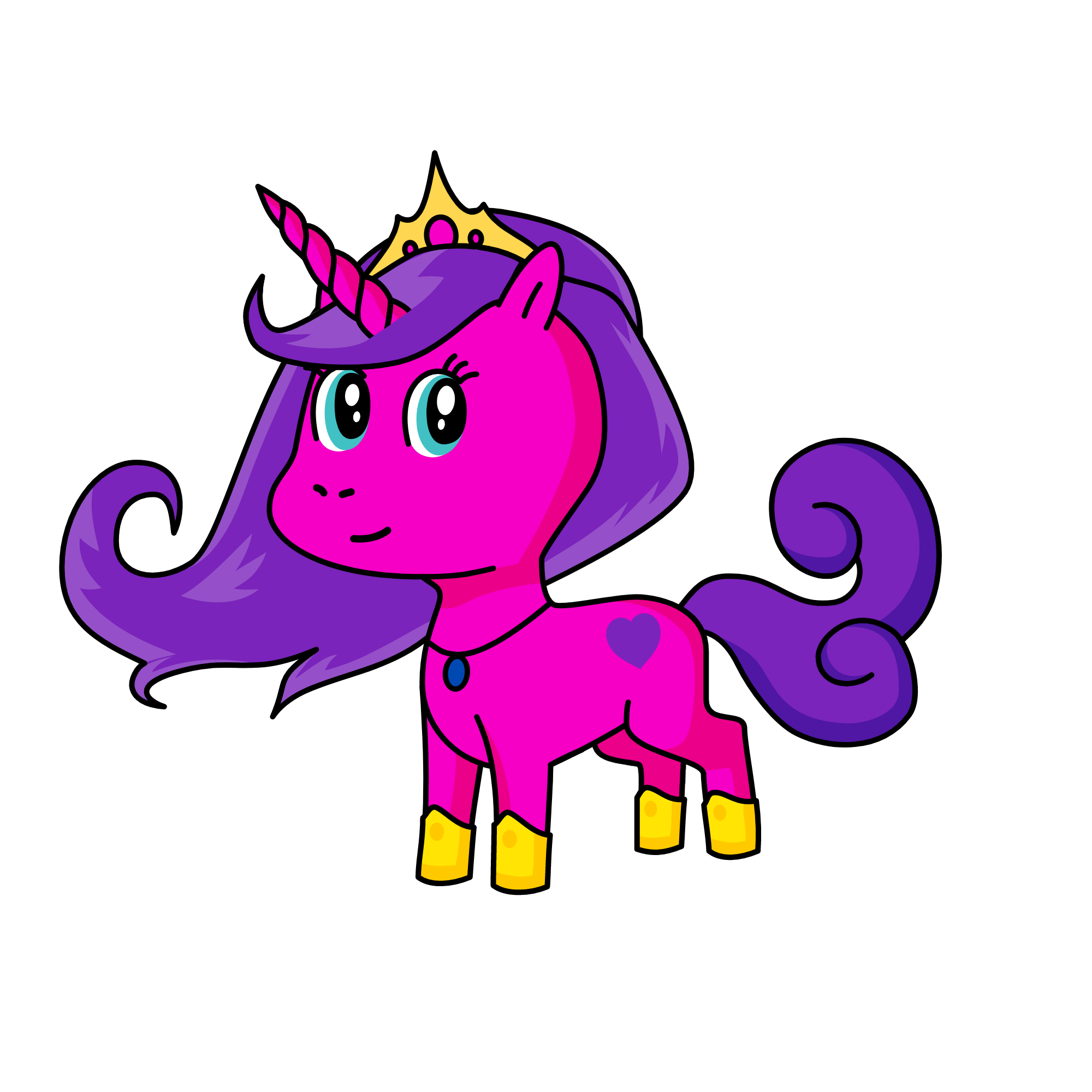 Princess Pinky, the unicorn