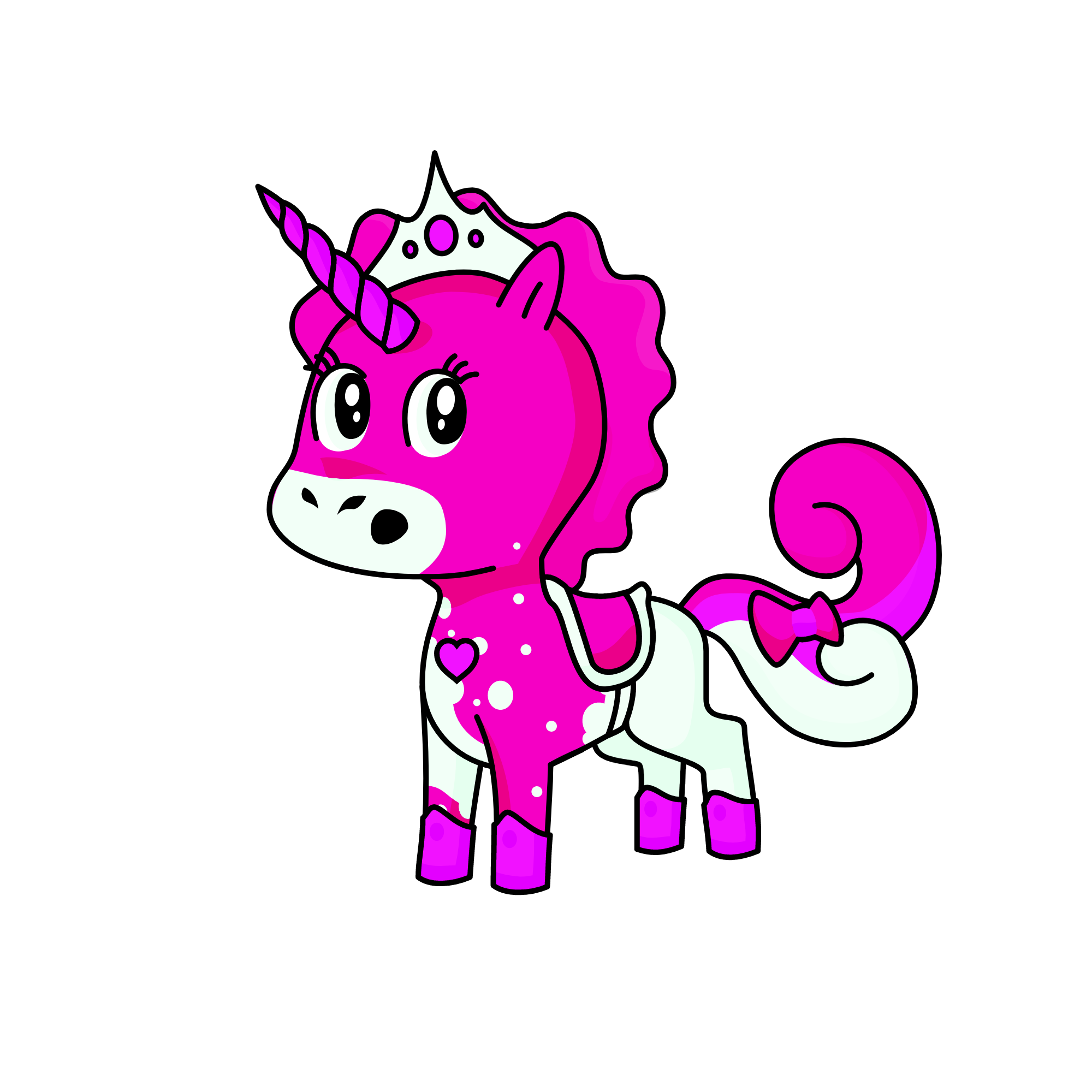 Pink Penelope , the unicorn