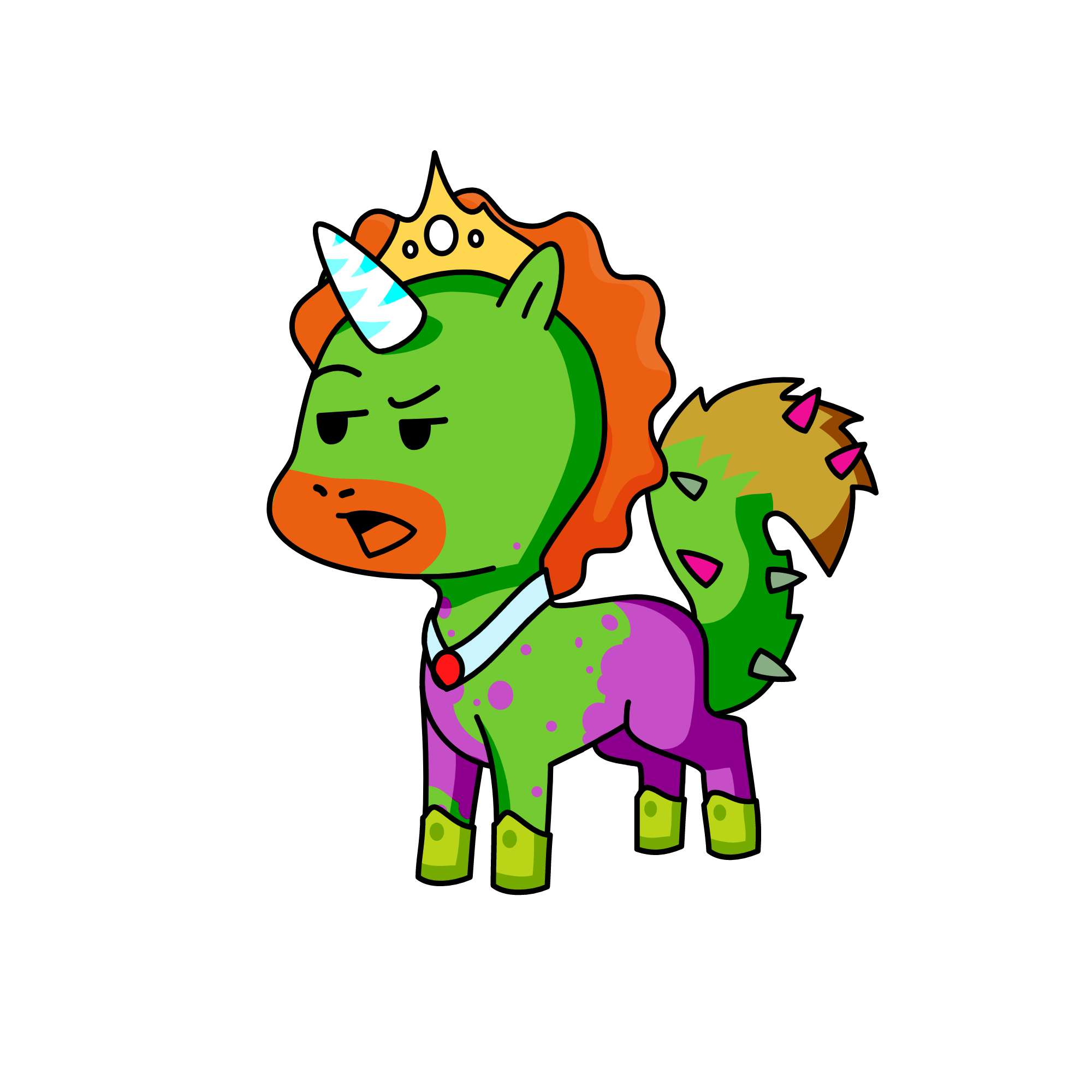 qunne, the unicorn