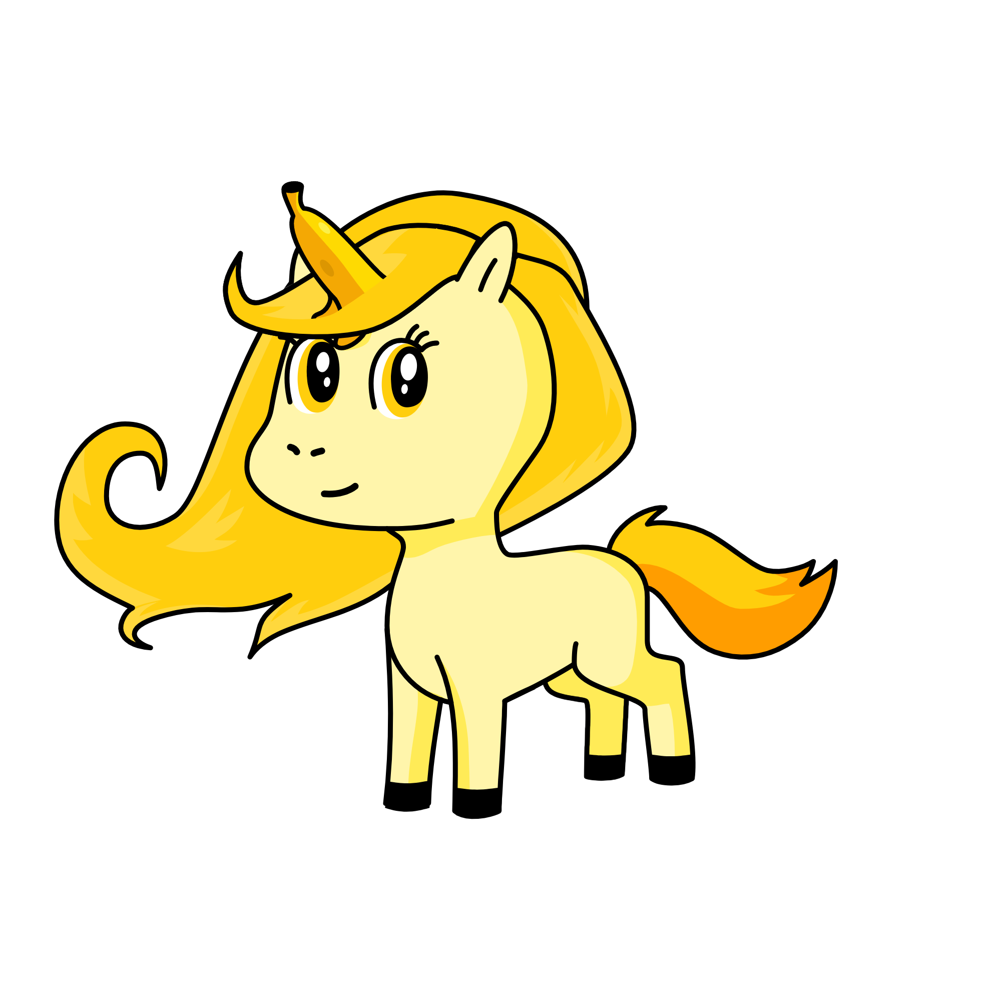 Banana split (LOL), the unicorn