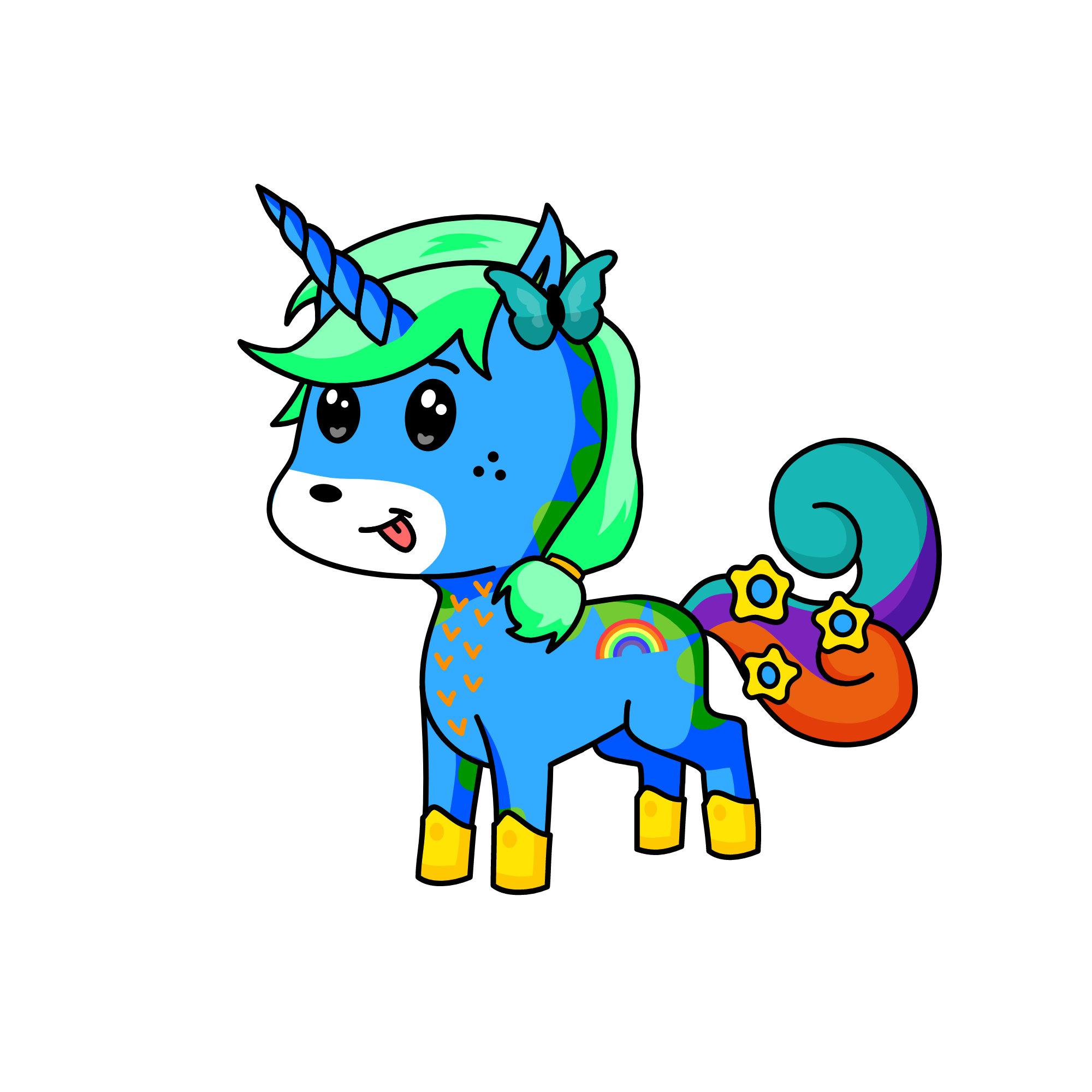 Snowy, the unicorn