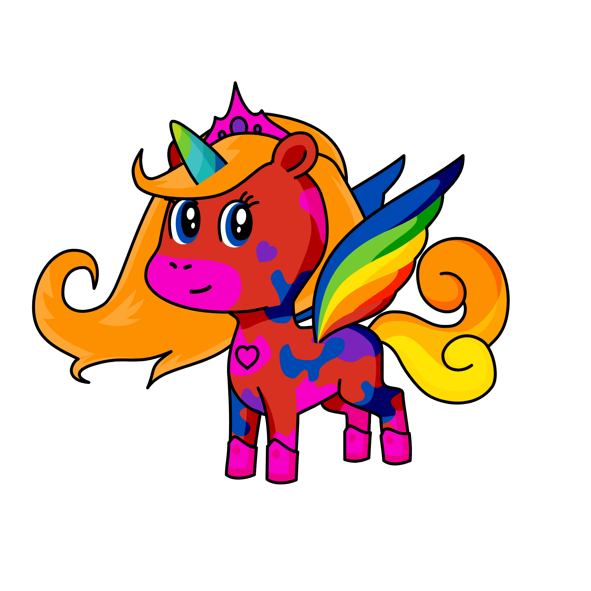 RainbowDash, the unicorn