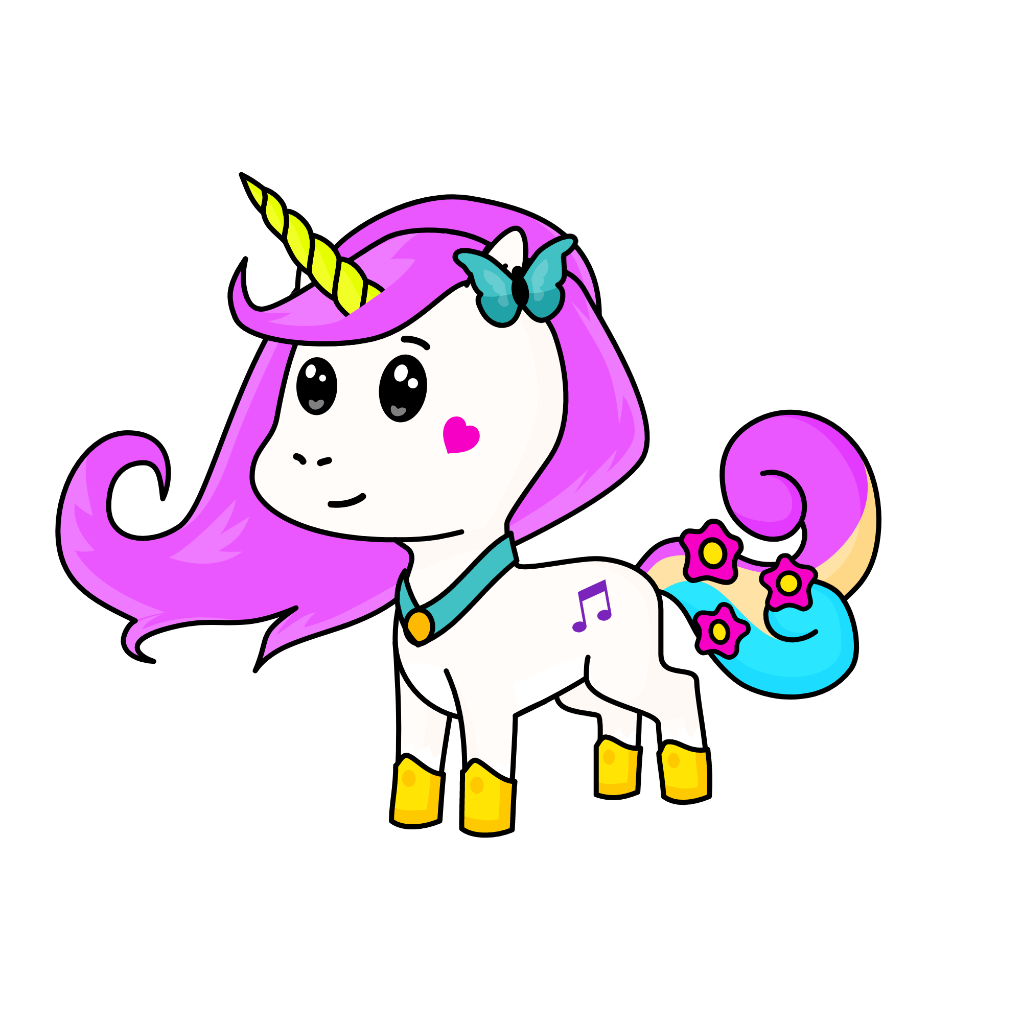 Sparkle Fluffypants, the unicorn