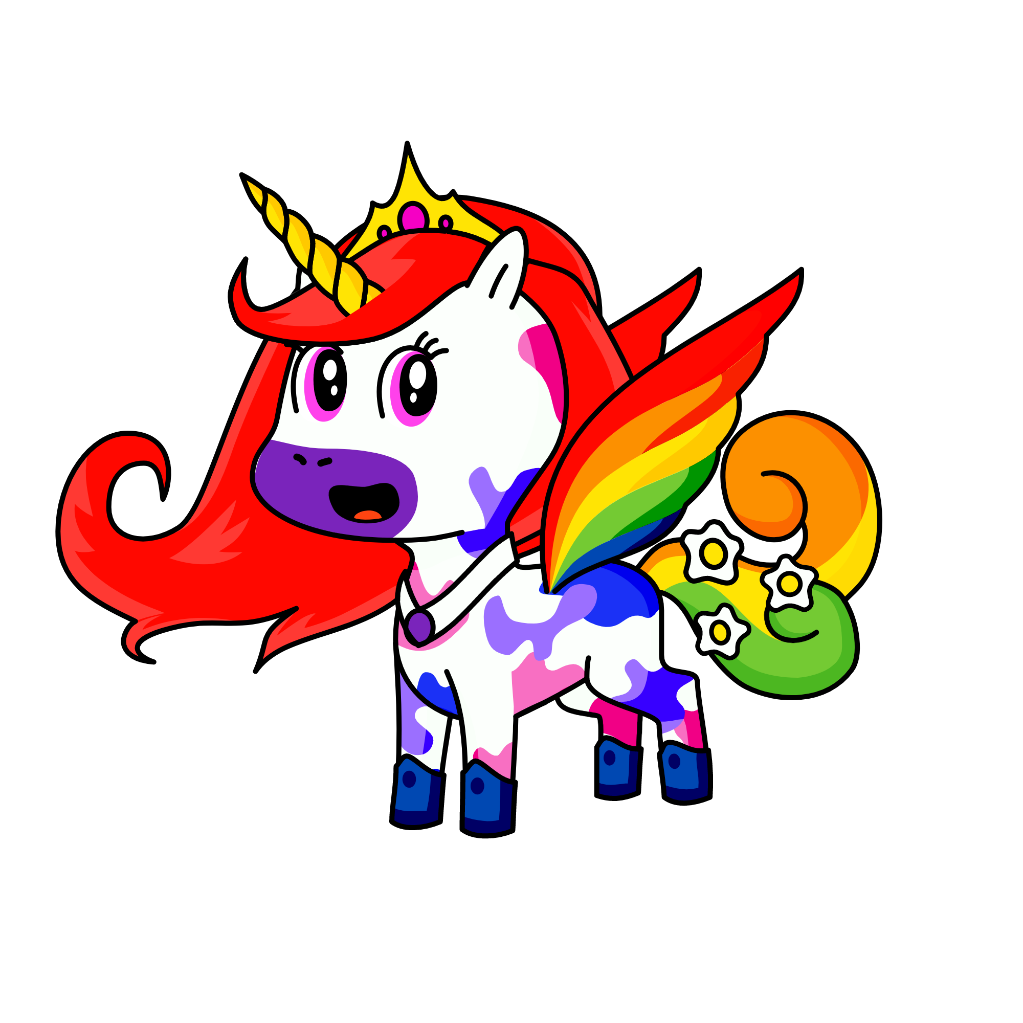 I love Unicorns, the unicorn