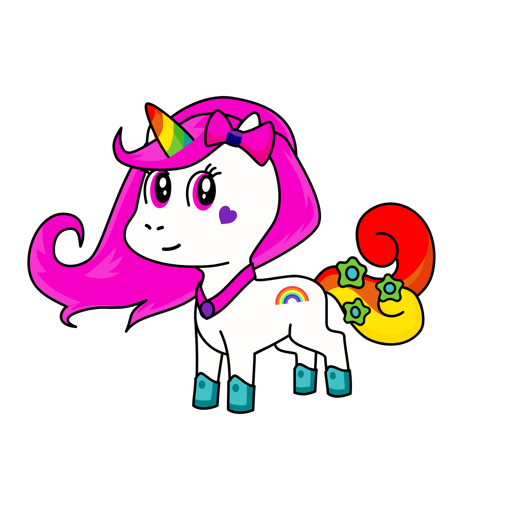 Corni, the unicorn