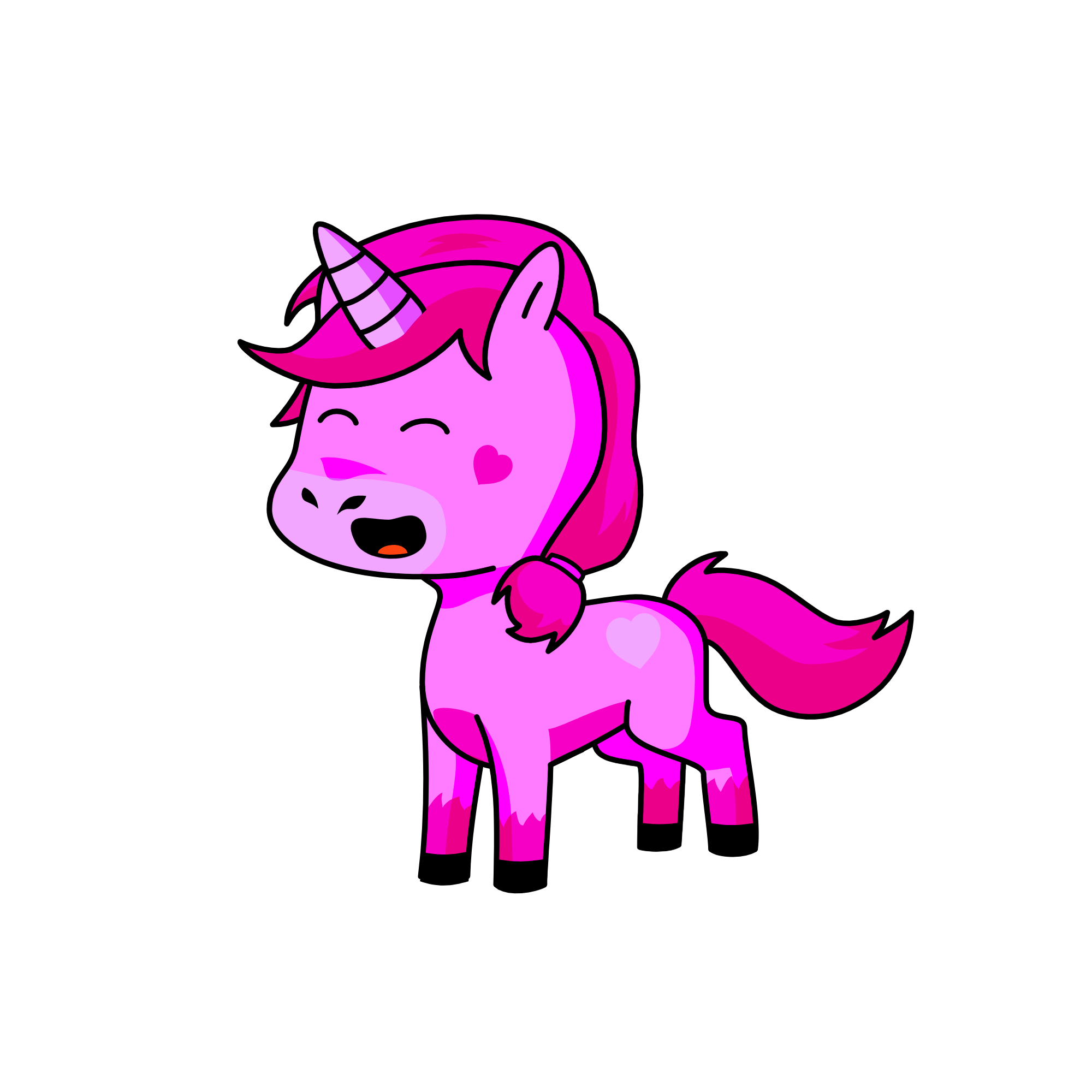 Bubblegum Fruitcake, the unicorn