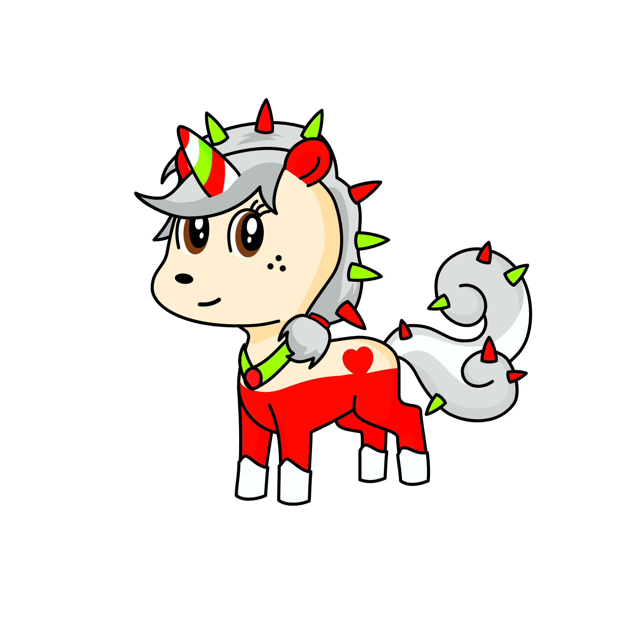 Mrs. Claus, the unicorn