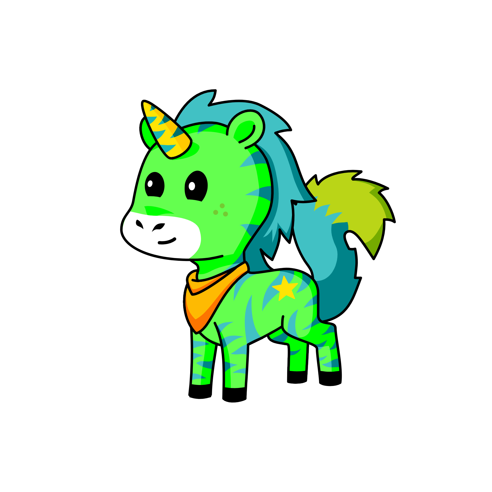 Guppy, the unicorn