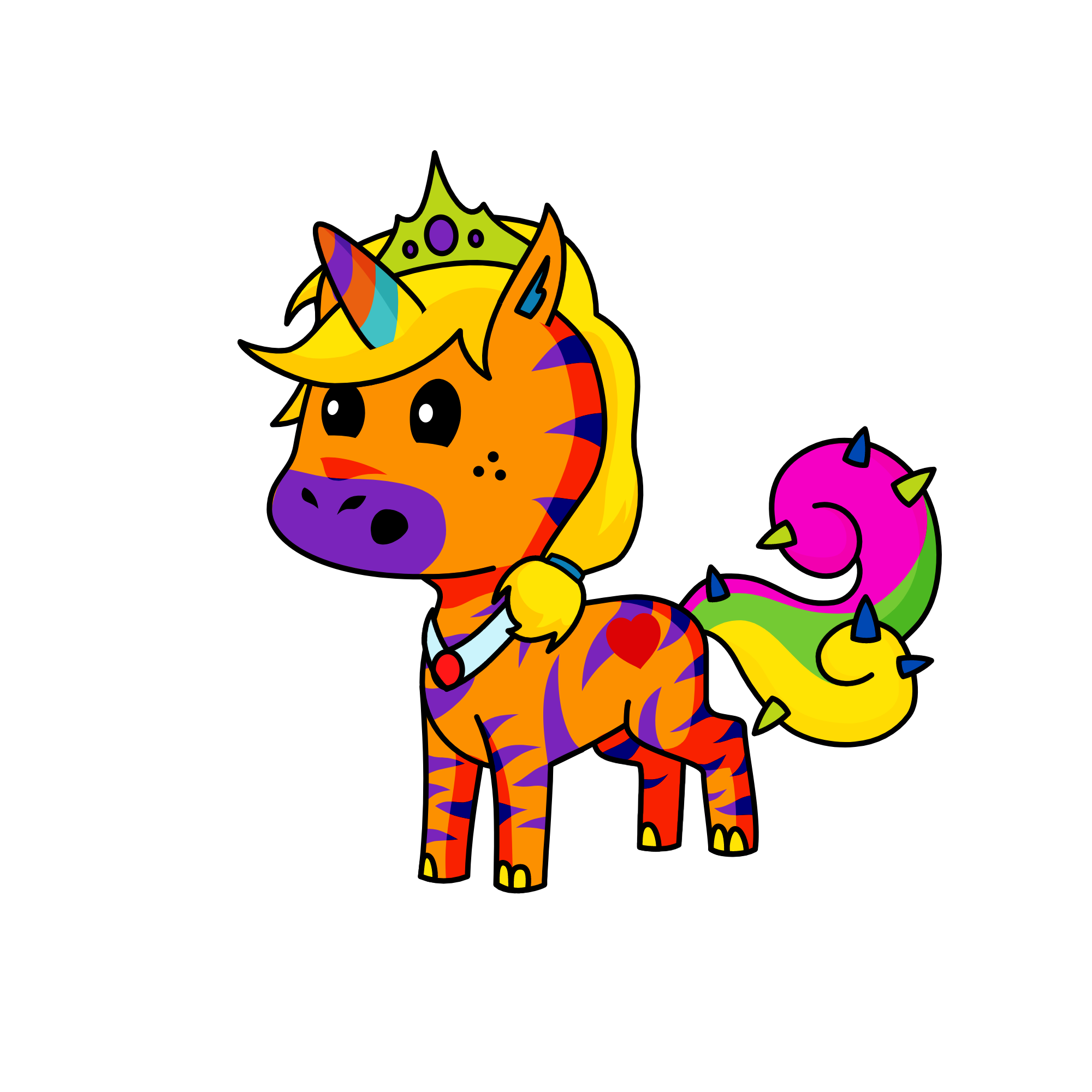 unicorn queen, the unicorn