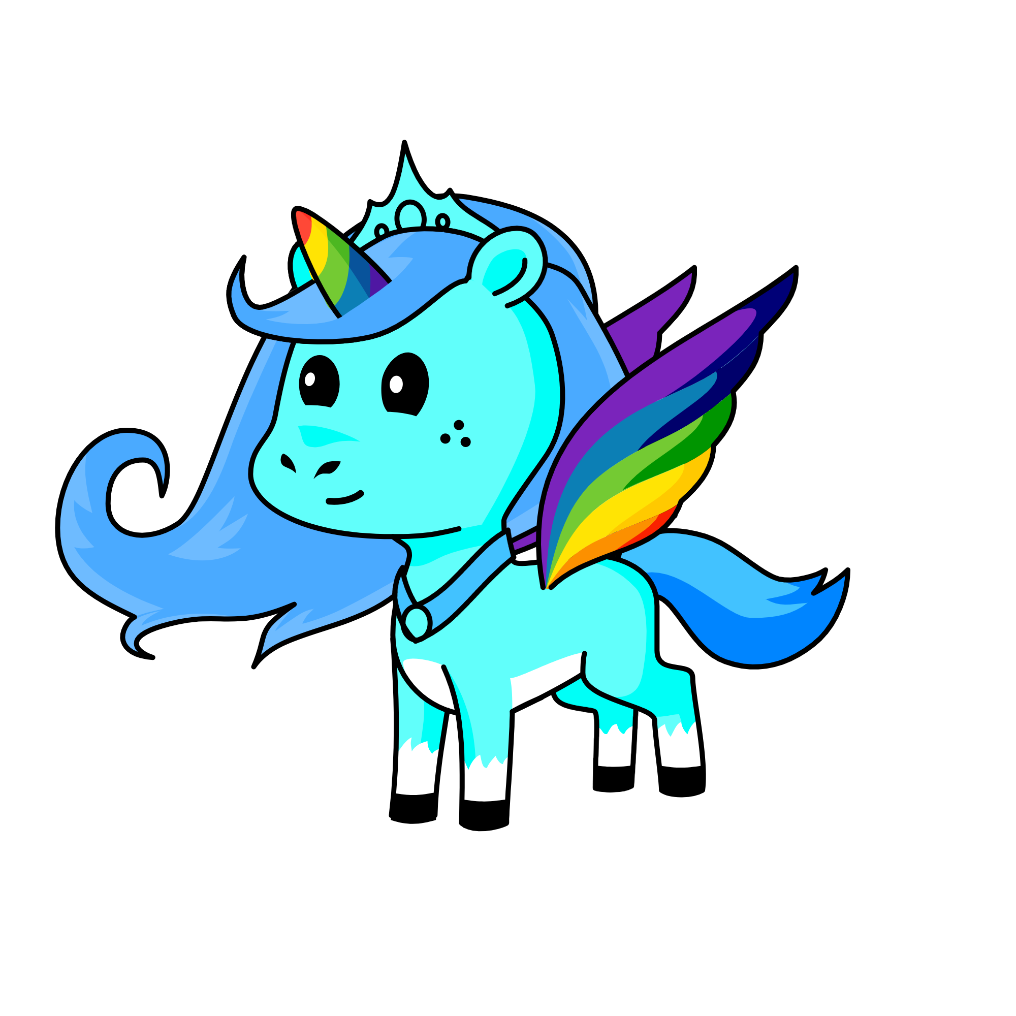 Crystal, the unicorn