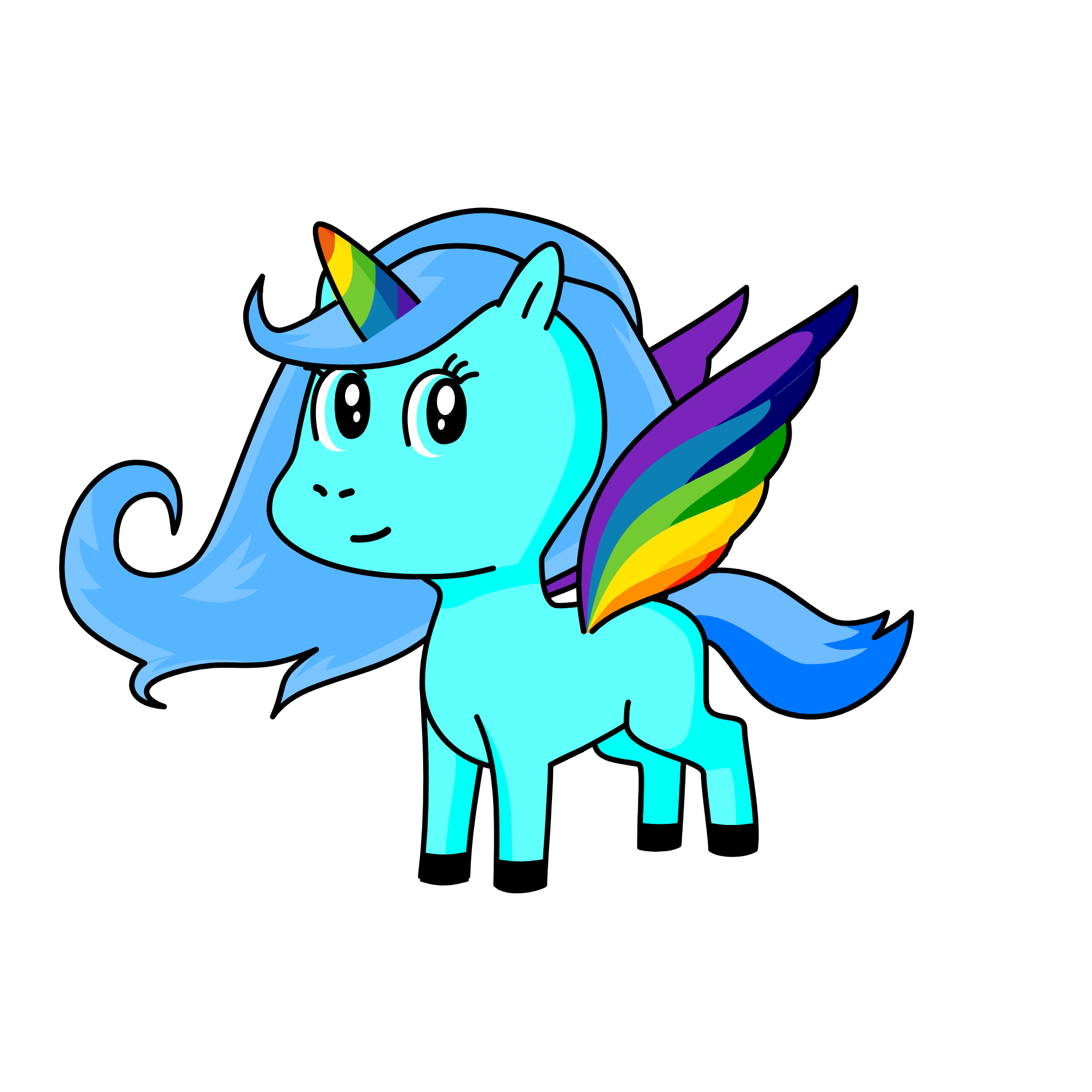 Crystal, the unicorn