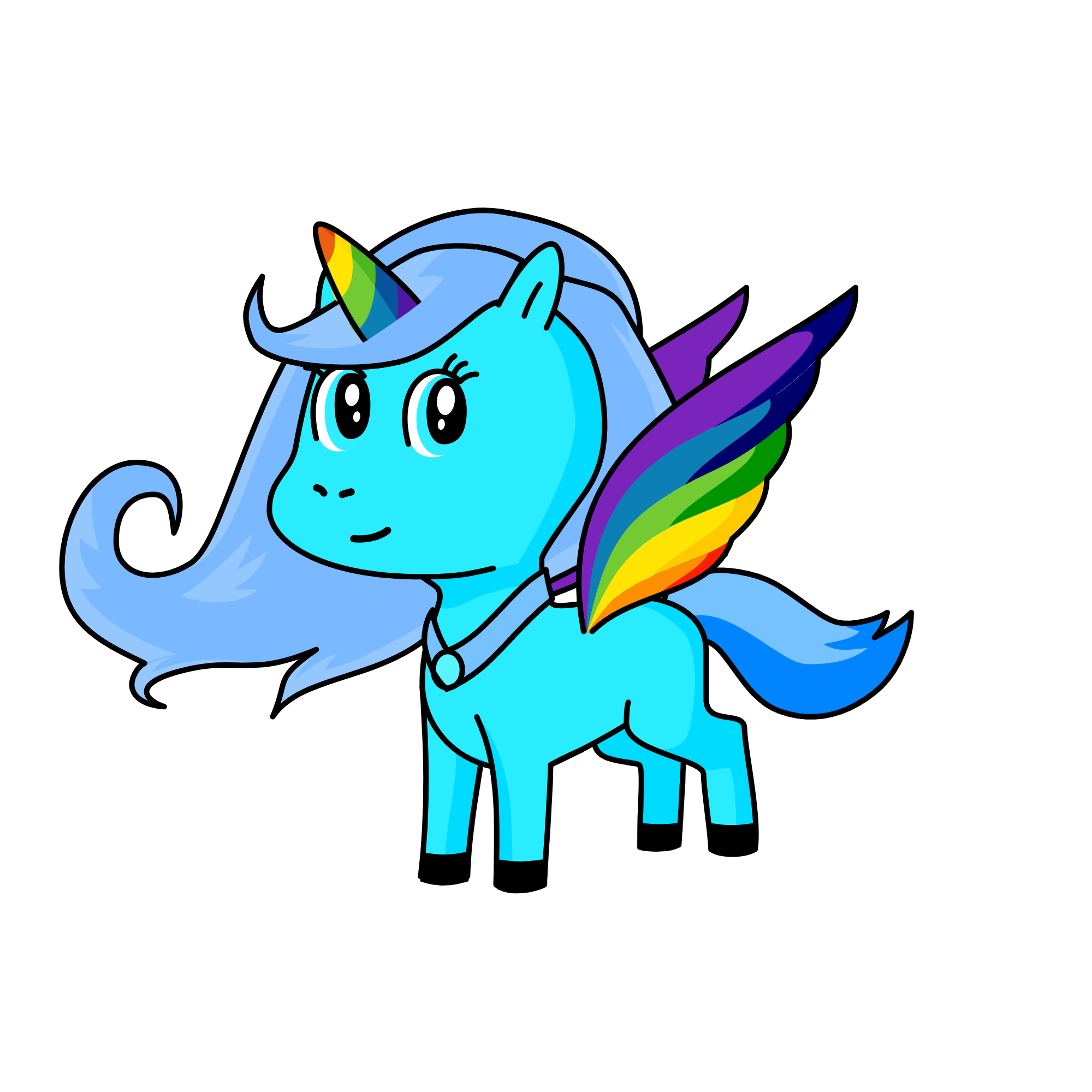 Crystal, the unicorn