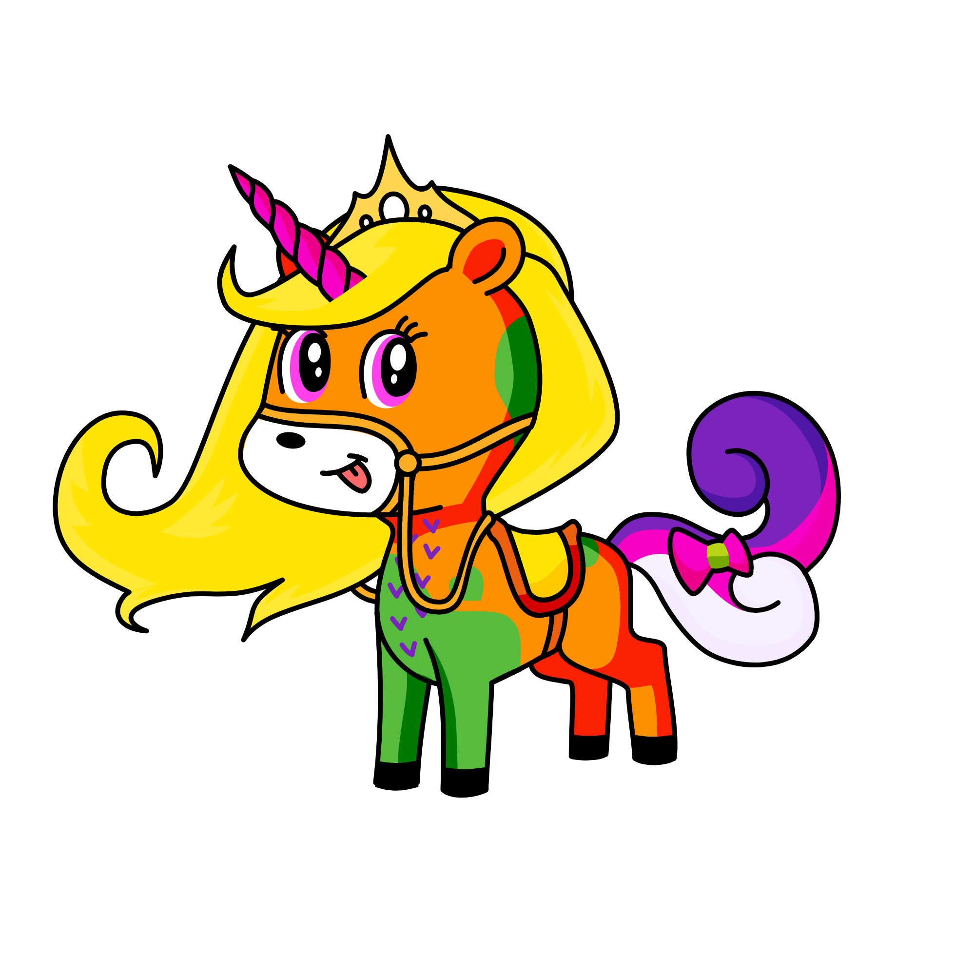snow Flower, the unicorn