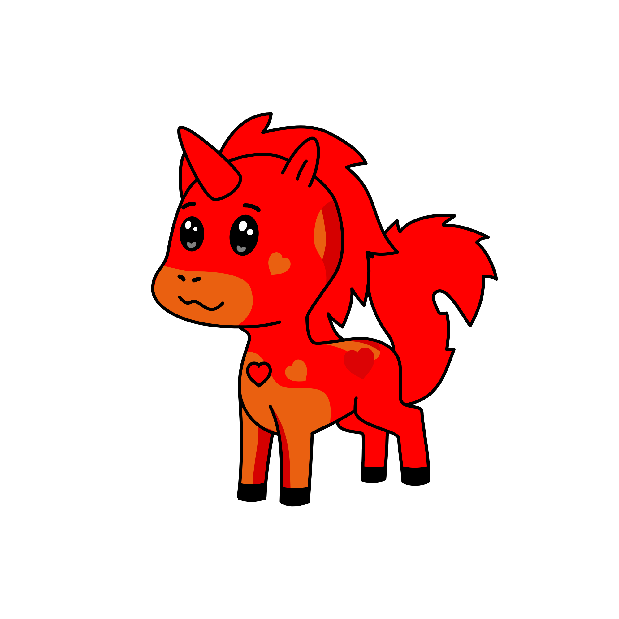 heart, the unicorn