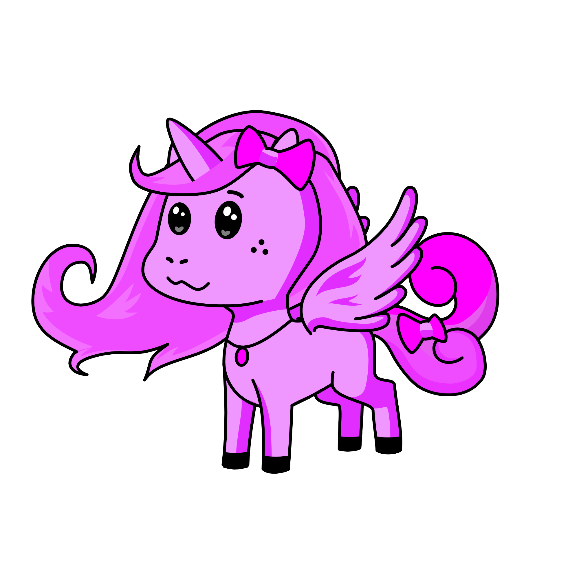 Cotton candy, the unicorn