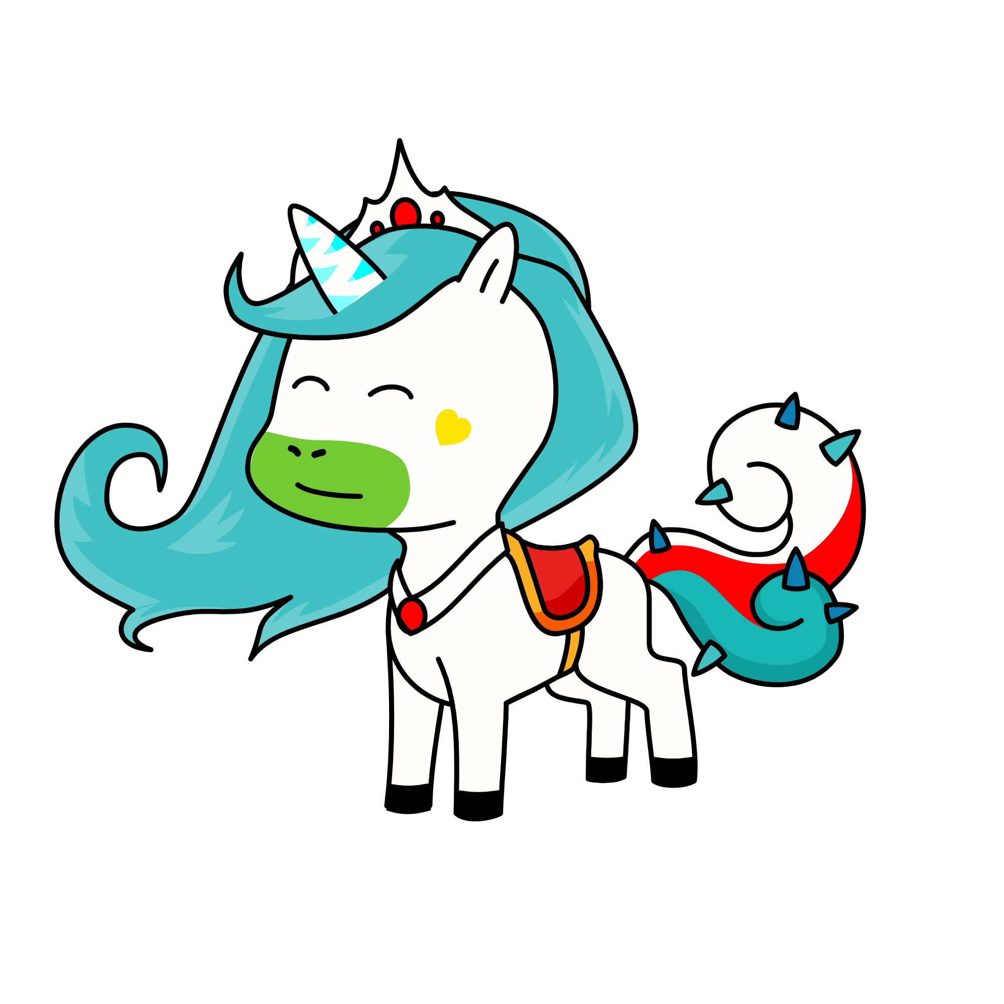 unicorn snow, the unicorn