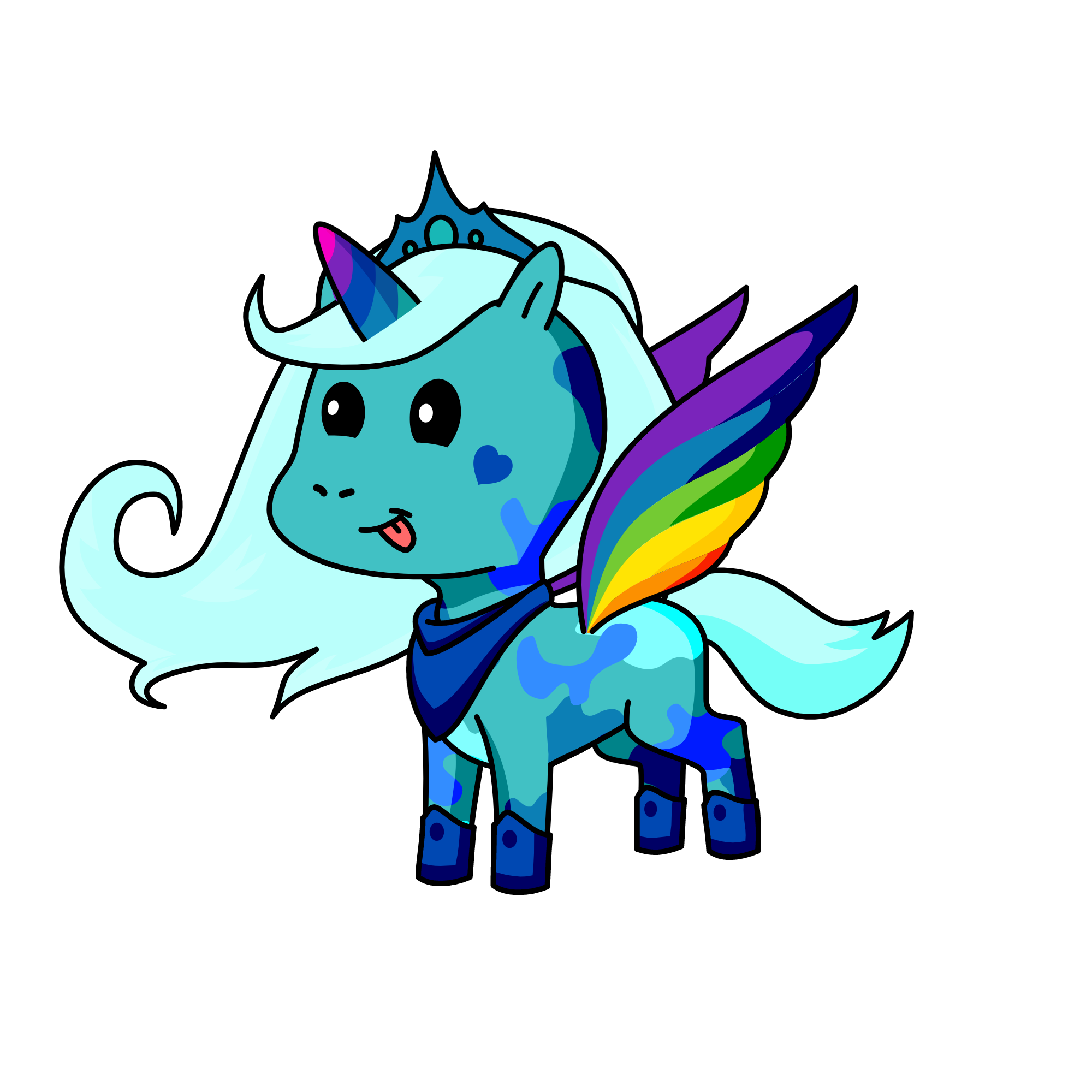 SKY, the unicorn