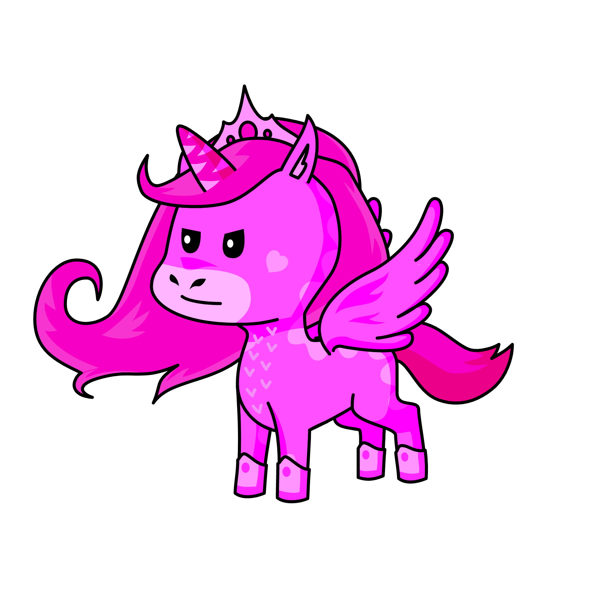 PINK, the unicorn