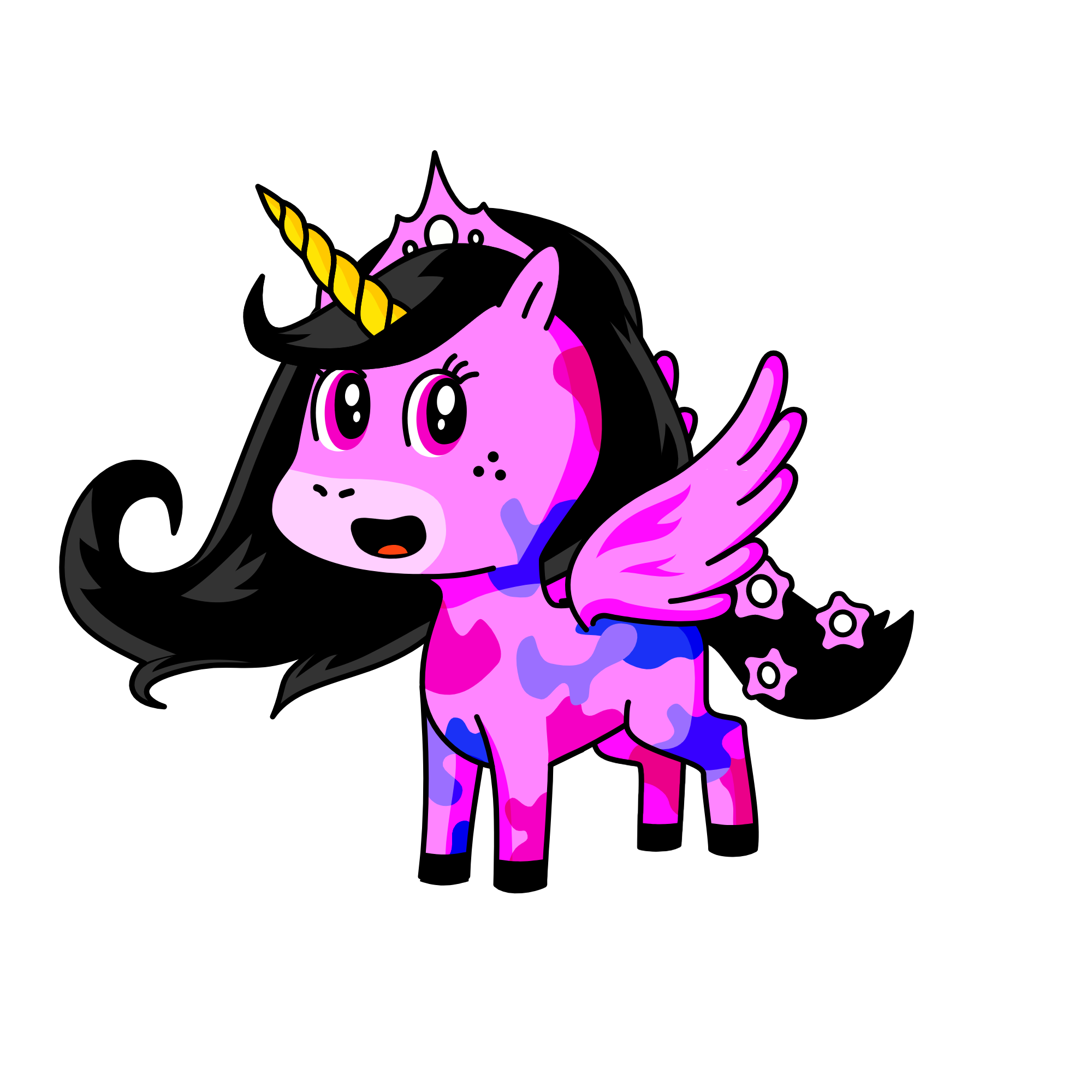 Queen Nana, the unicorn