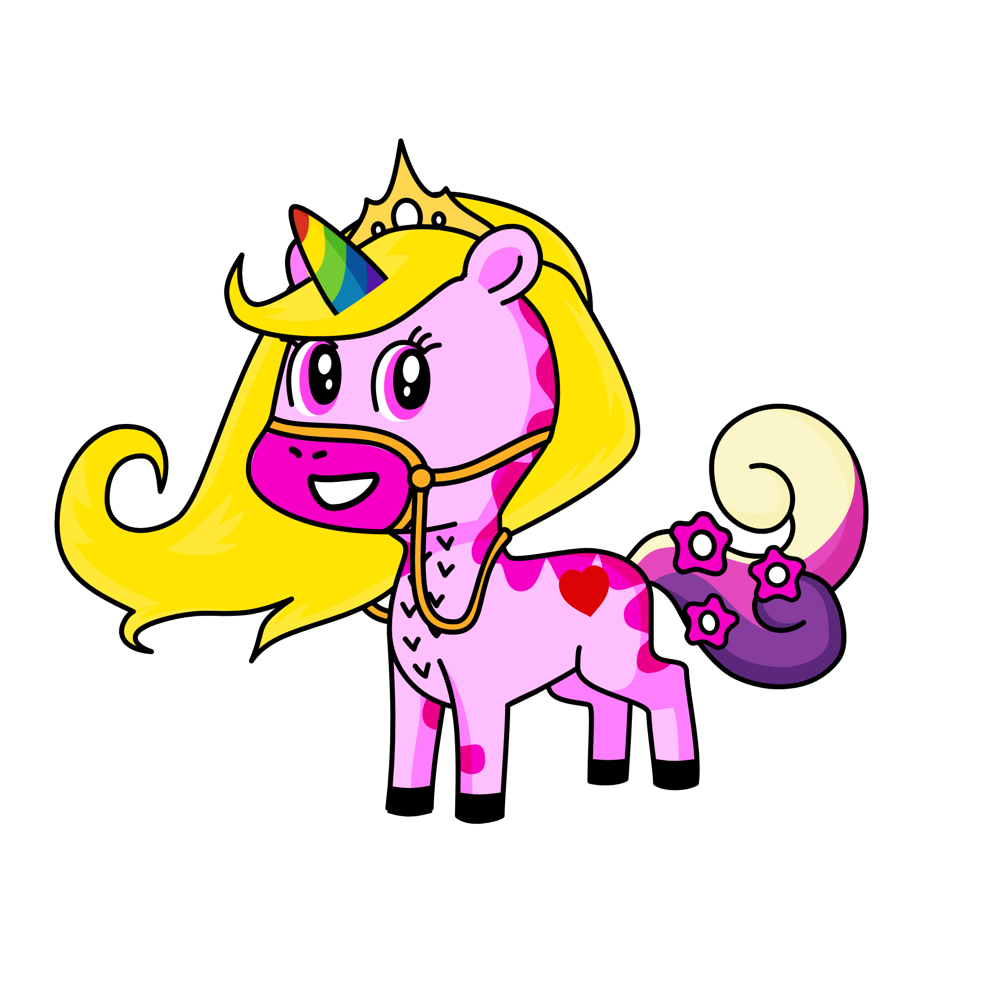 belle, the unicorn