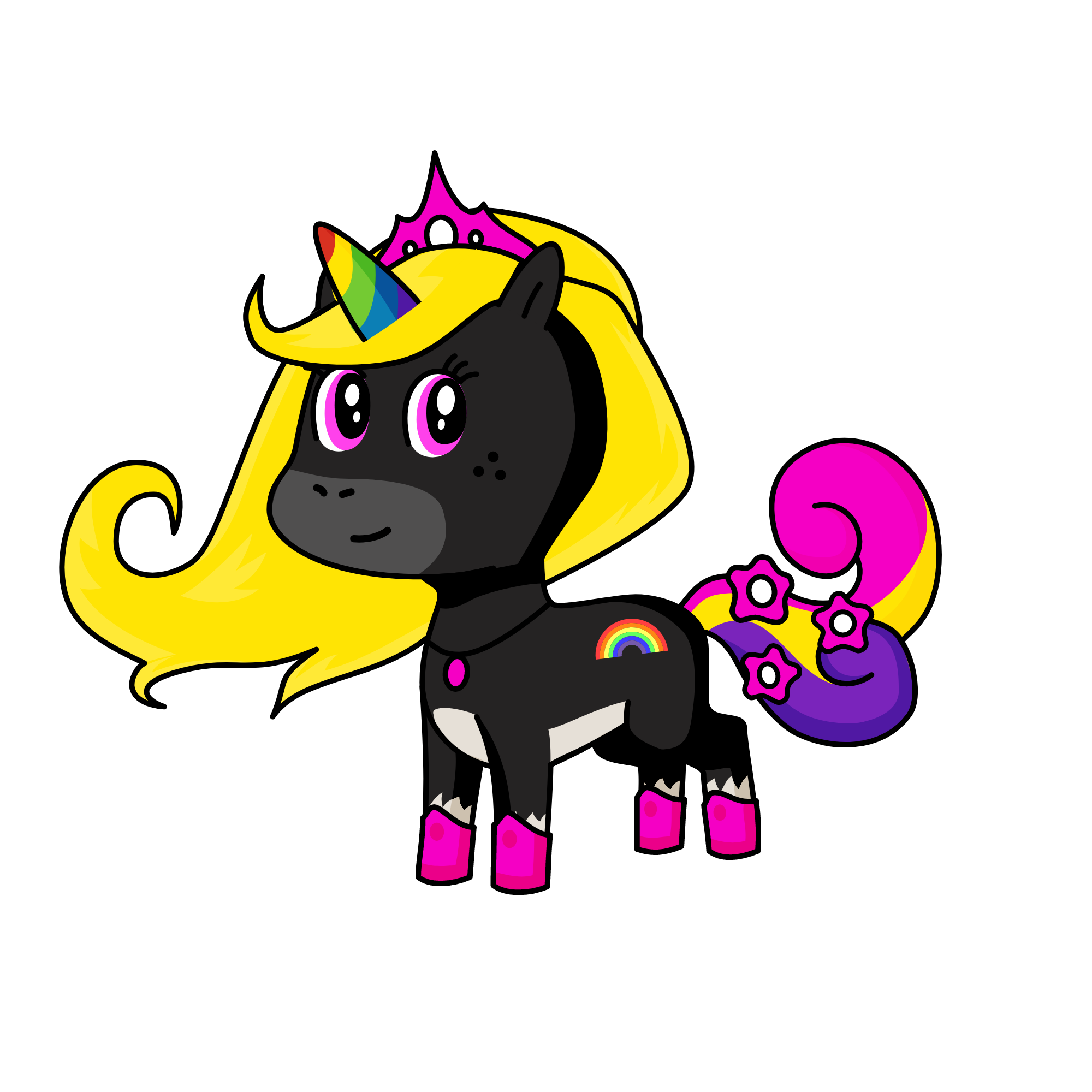 minne mouse, the unicorn