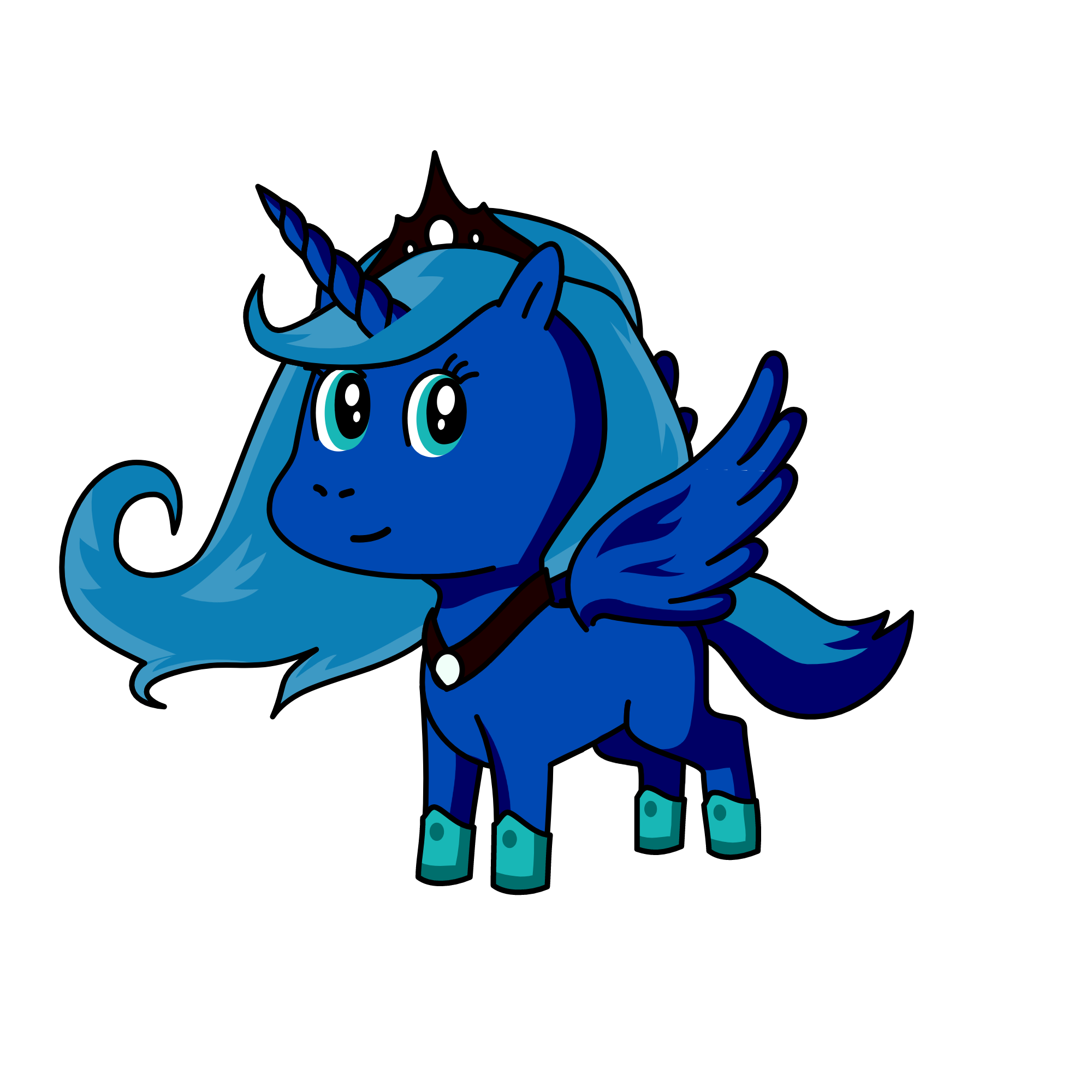 Princess Luna, the unicorn