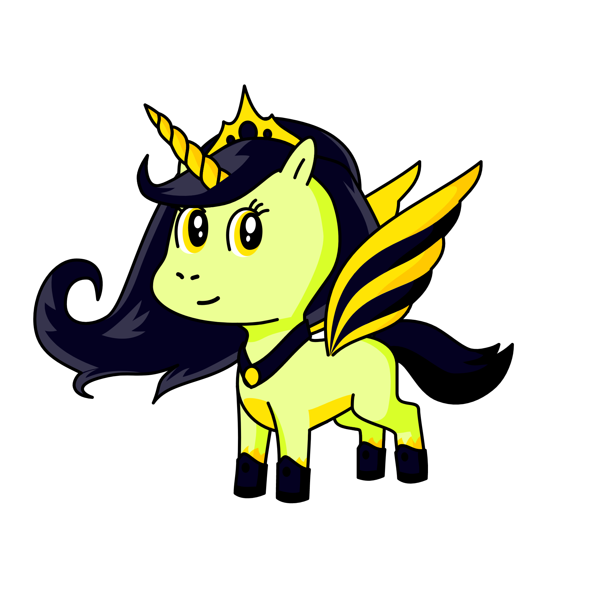 Moonwing, the unicorn