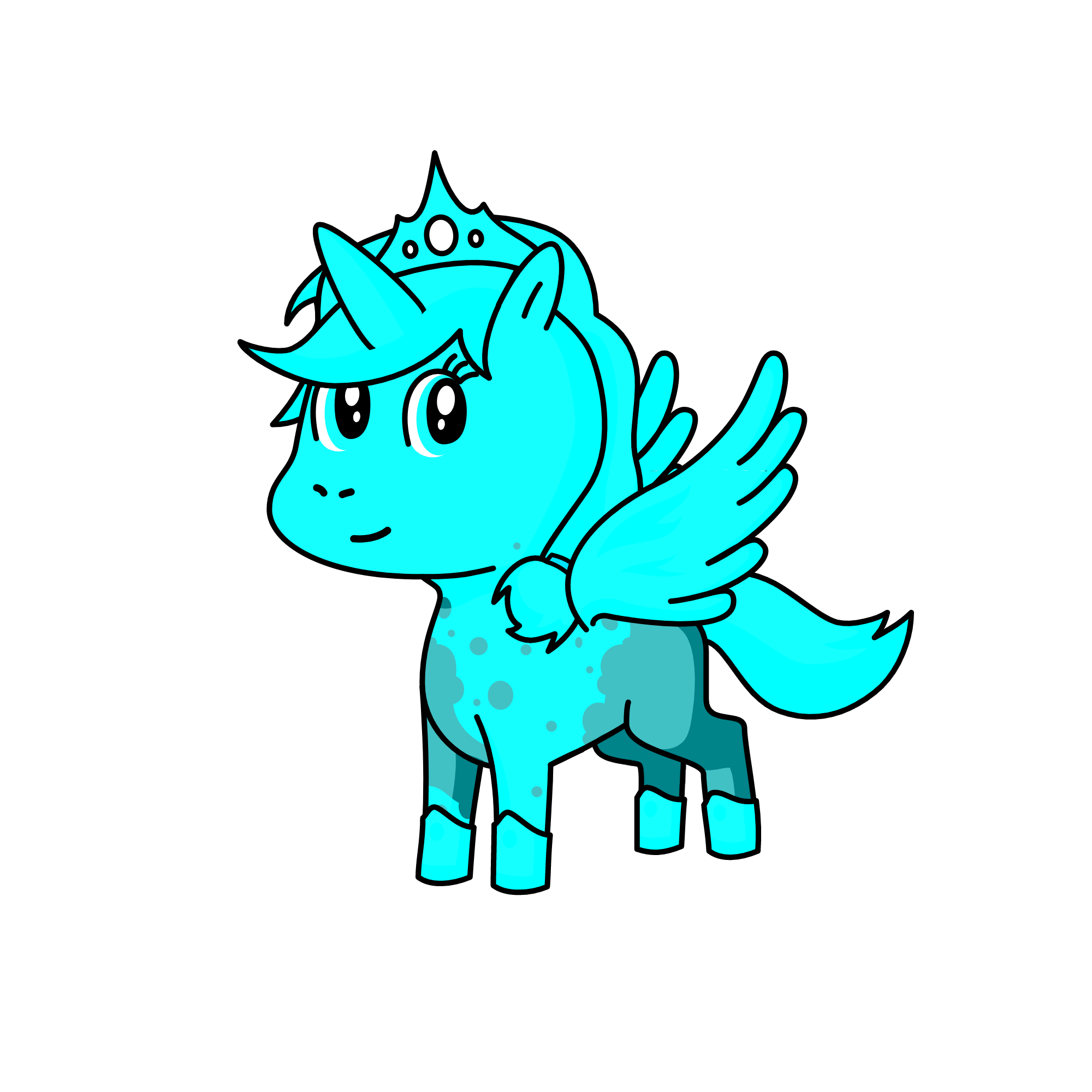 Snowy❄, the unicorn