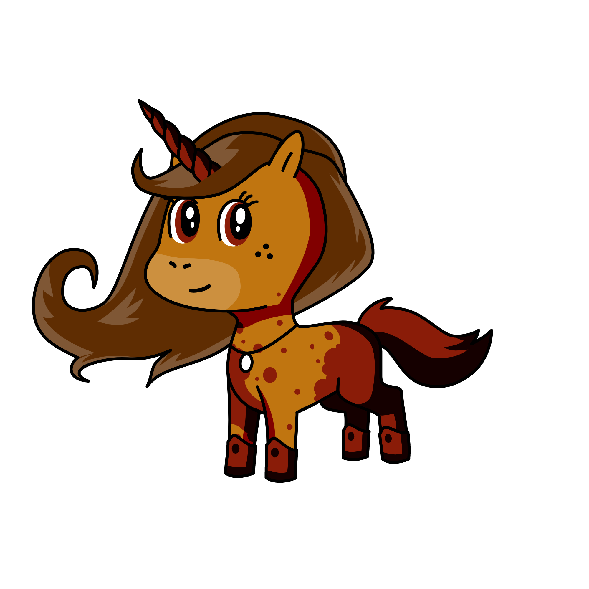 Chocolate chip, the unicorn