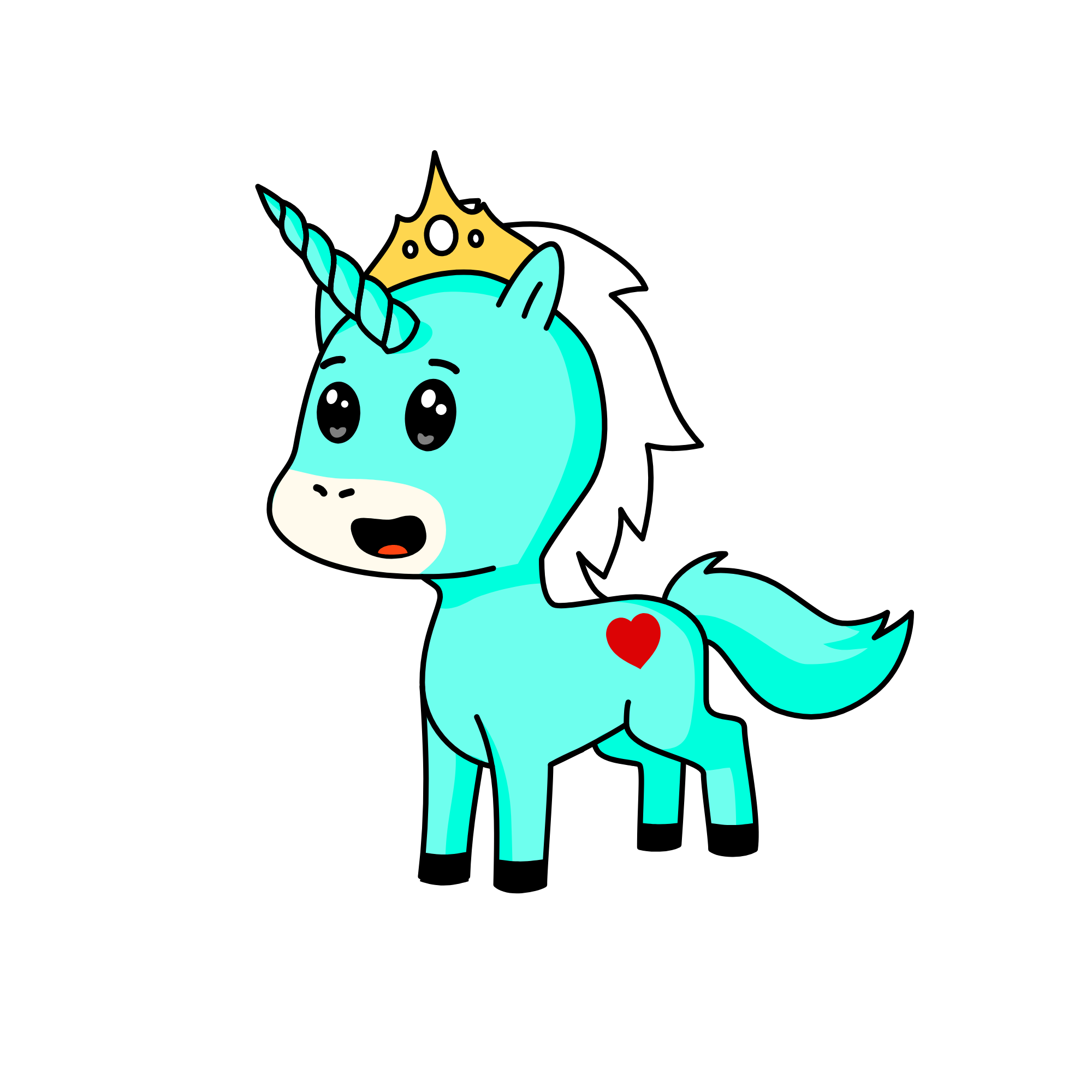 turquesa, the unicorn
