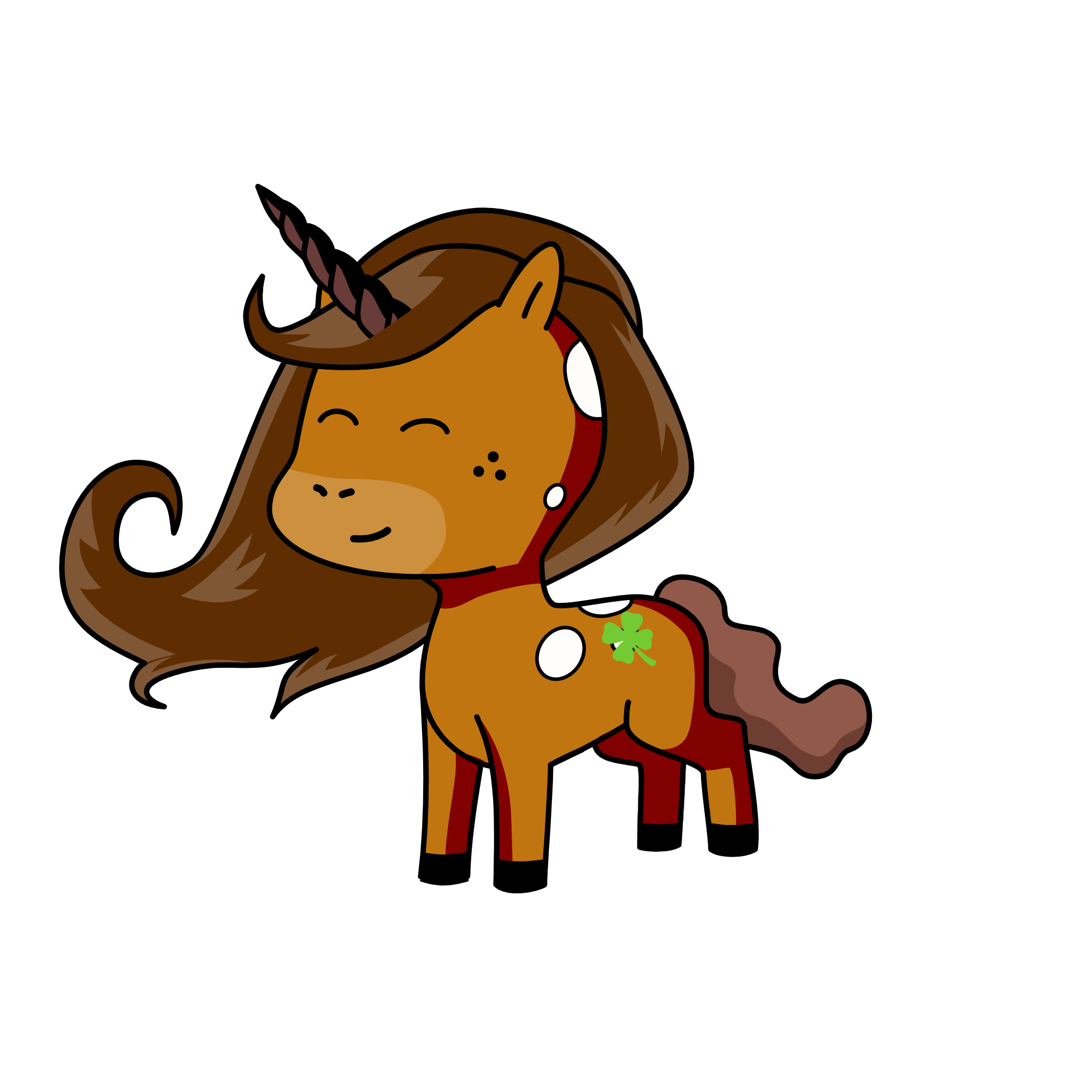 Woodland Flower, the unicorn