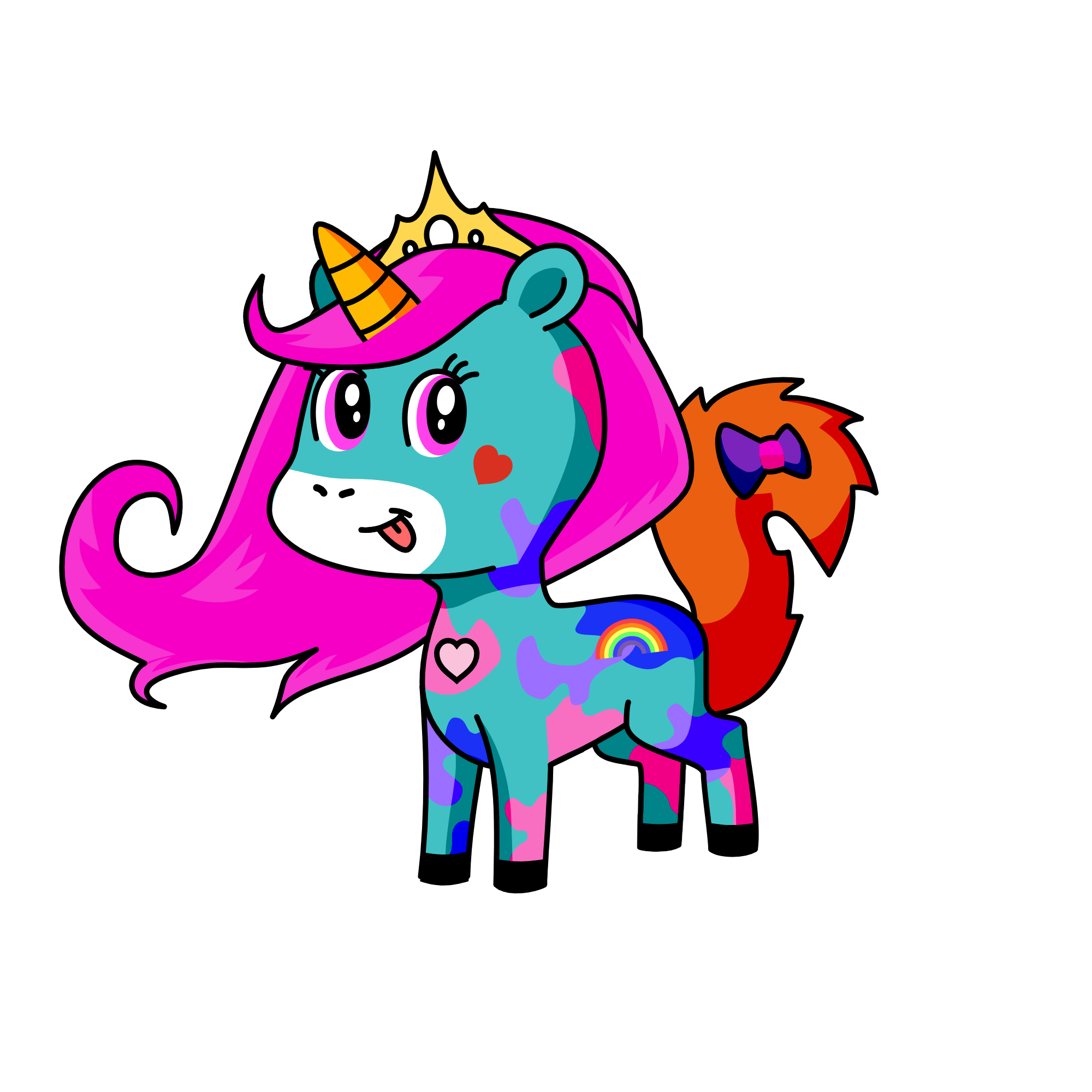Queen, the unicorn