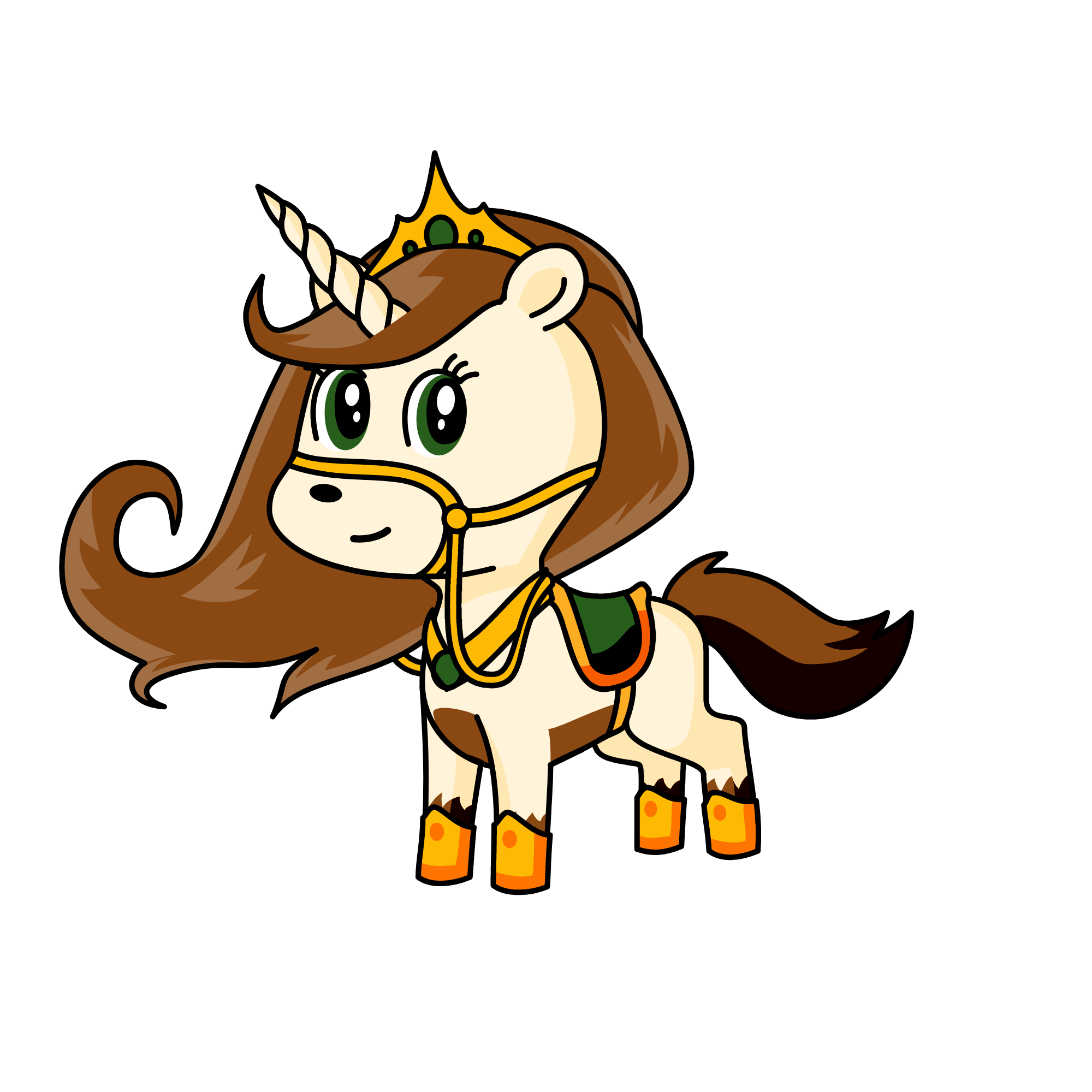 Green Rose, the unicorn