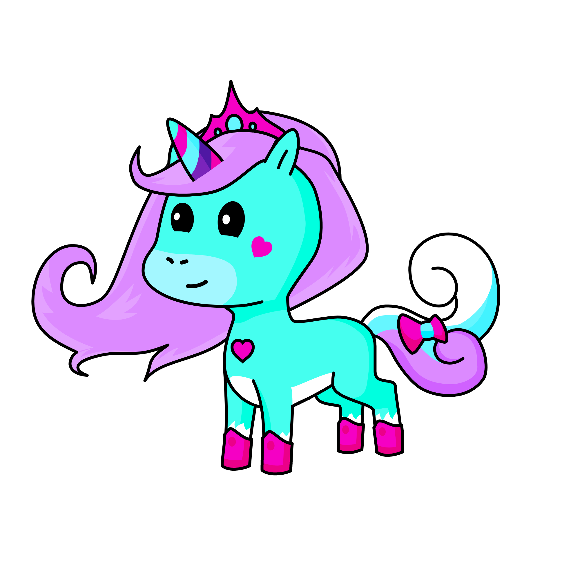 ice queen, the unicorn
