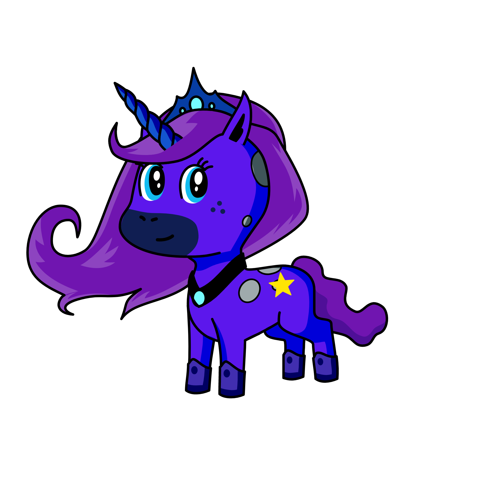 Princess Moonlight, the unicorn