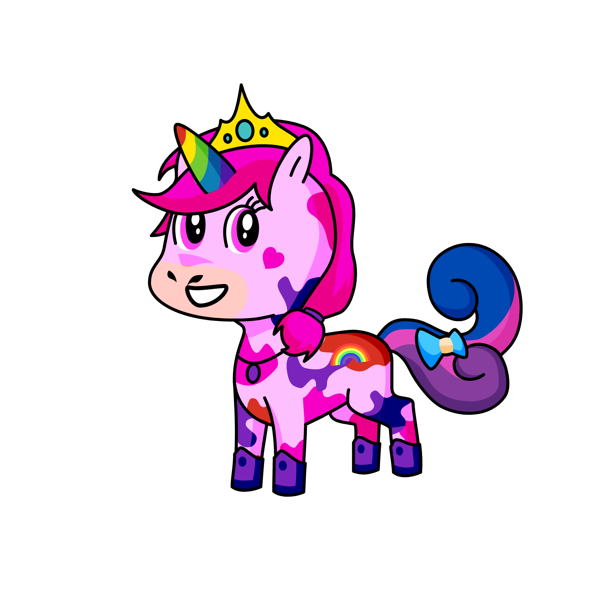glitter, the unicorn