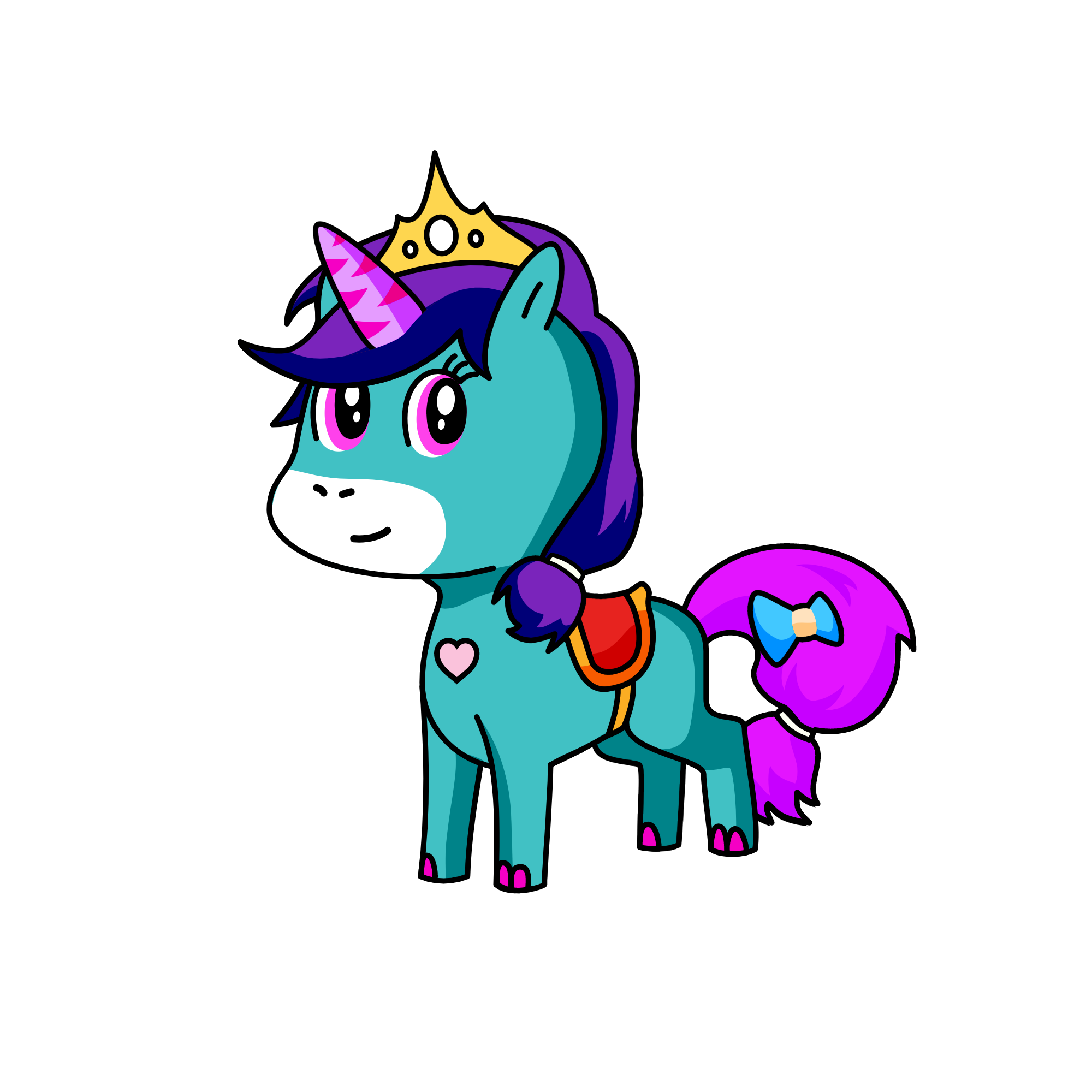 Snowy⛄️, the unicorn