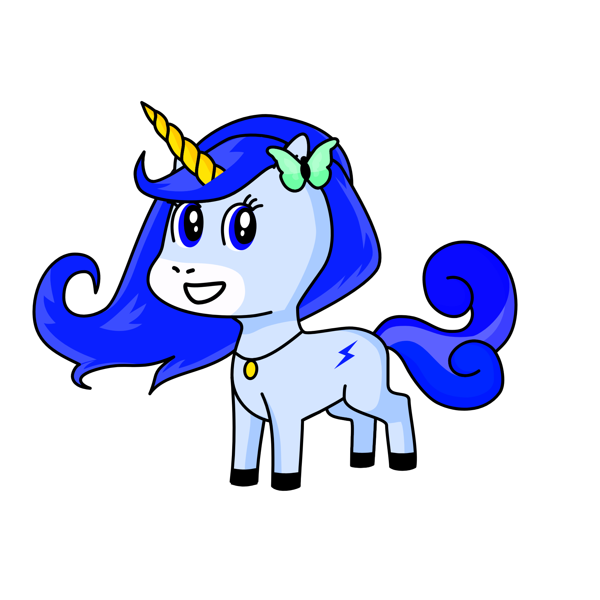 Flash, the unicorn