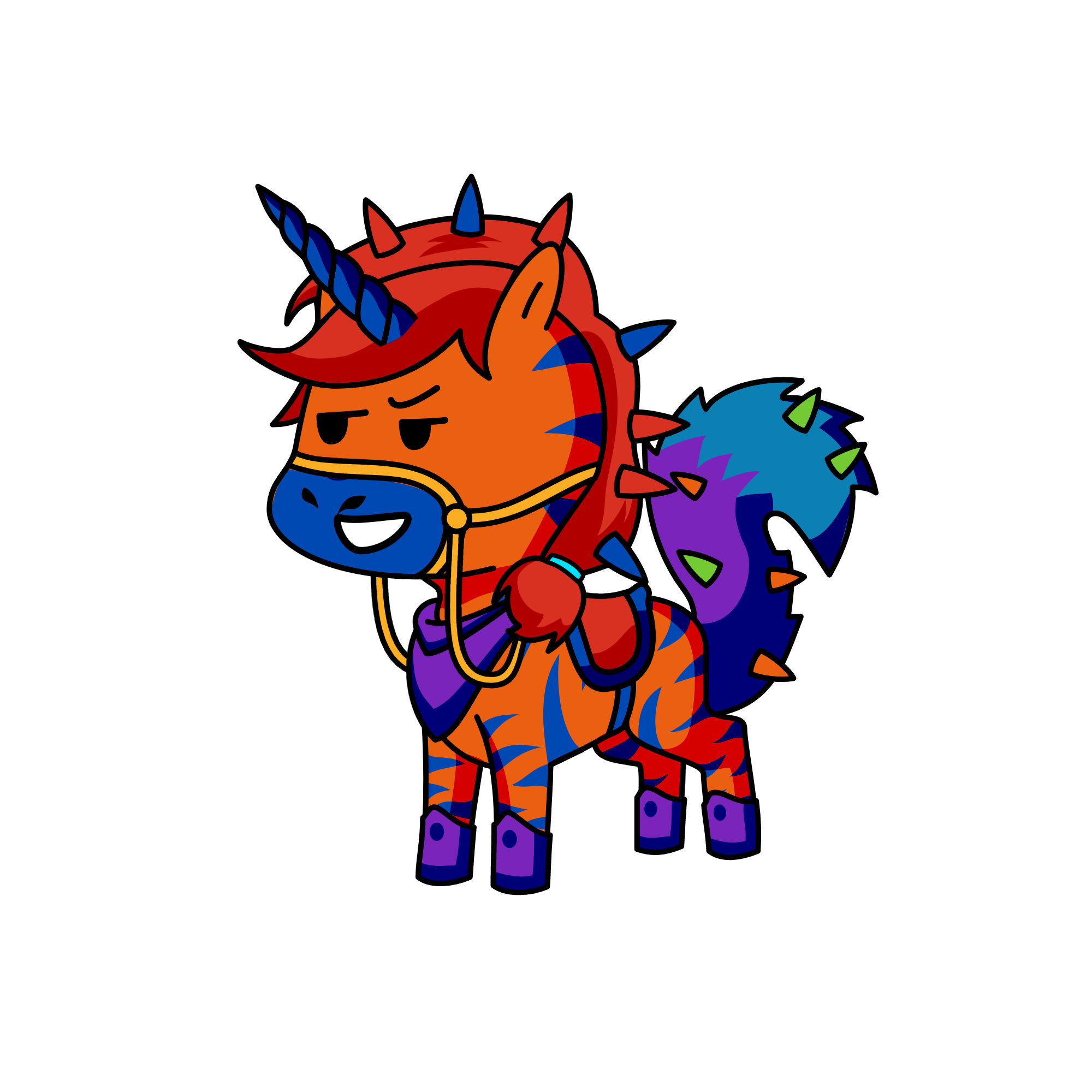 don't care, the unicorn