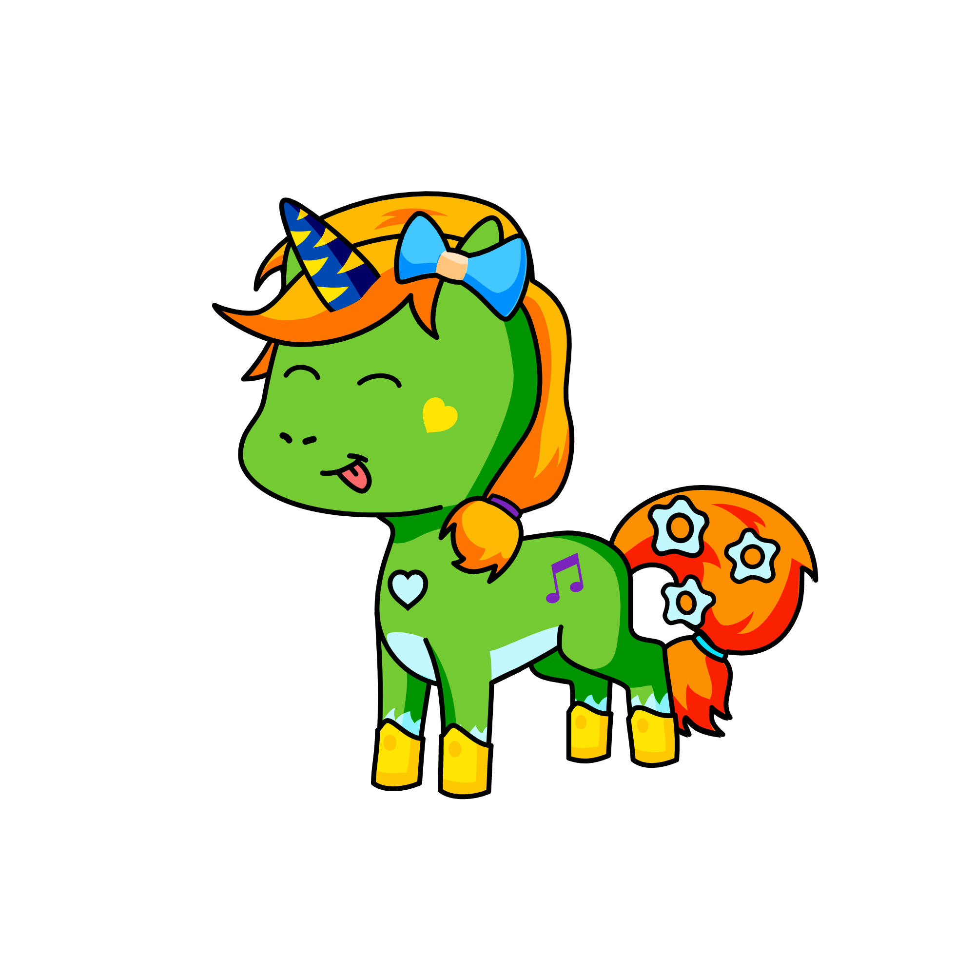 Melony, the unicorn