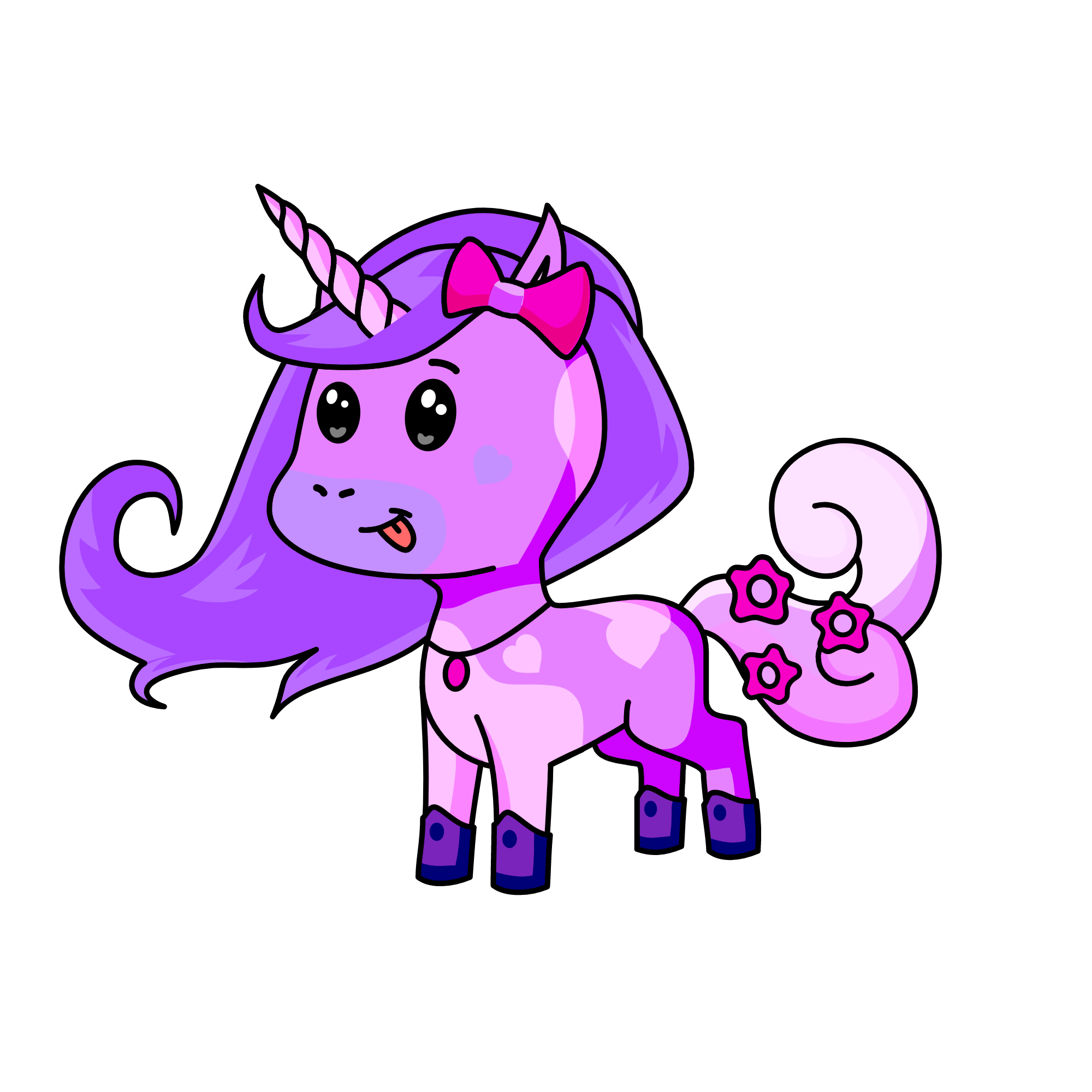 ELLAS UNICORN, the unicorn