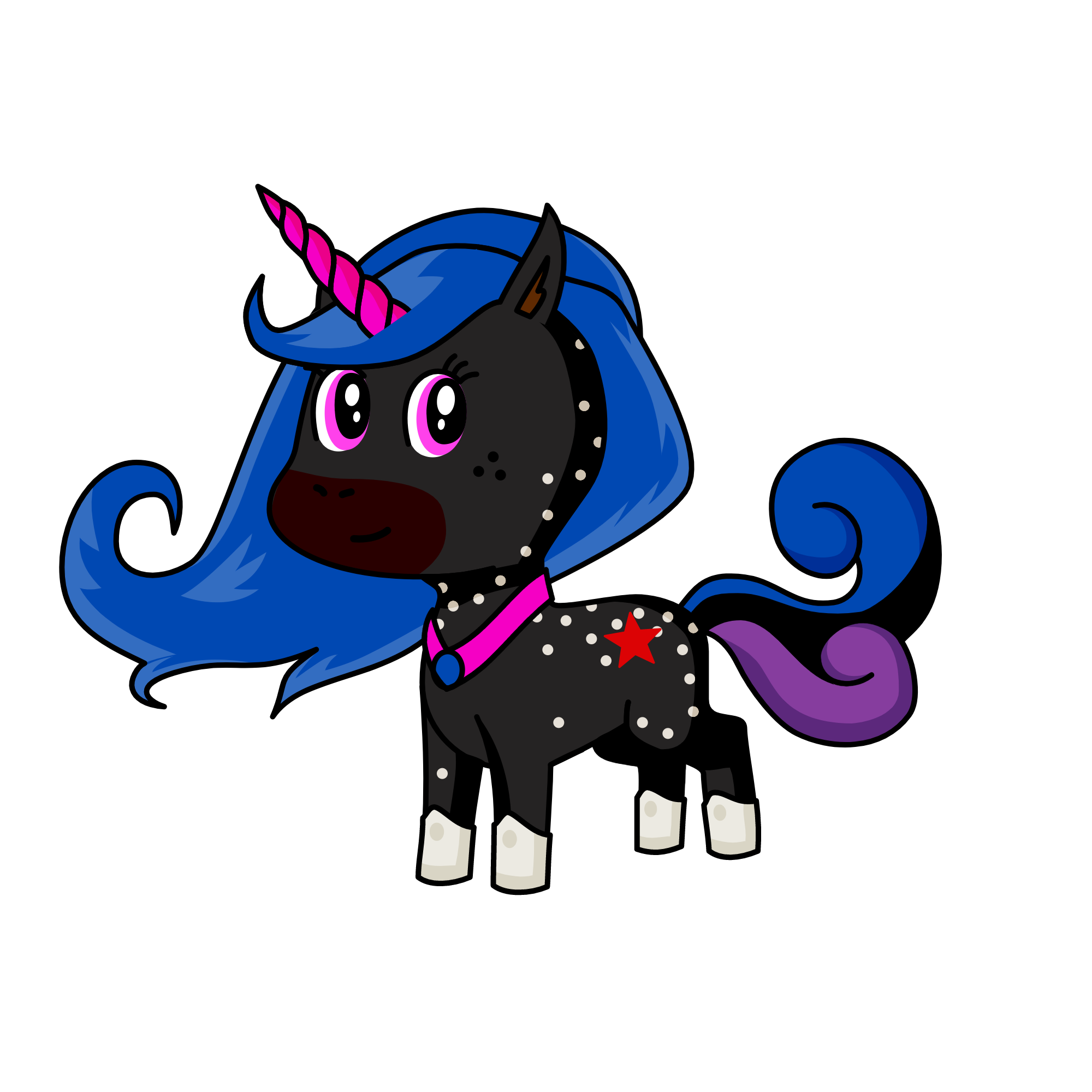 Sky, the unicorn