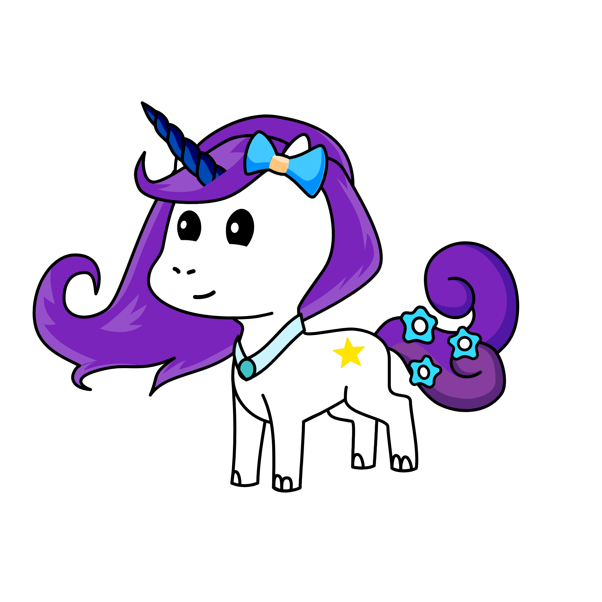 Midnight, the unicorn