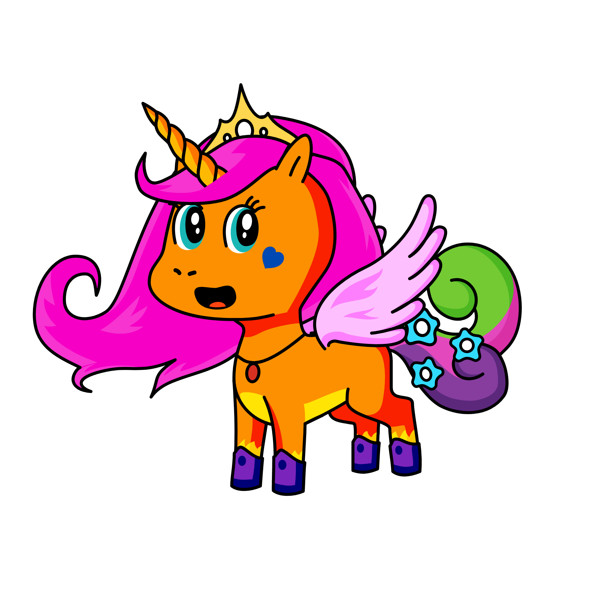 luluca, the unicorn